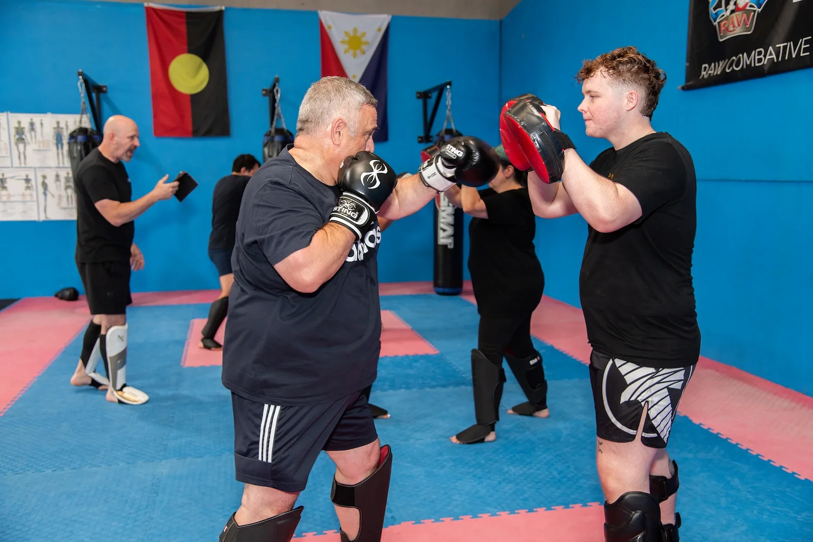 Exercising with Raw is always fun