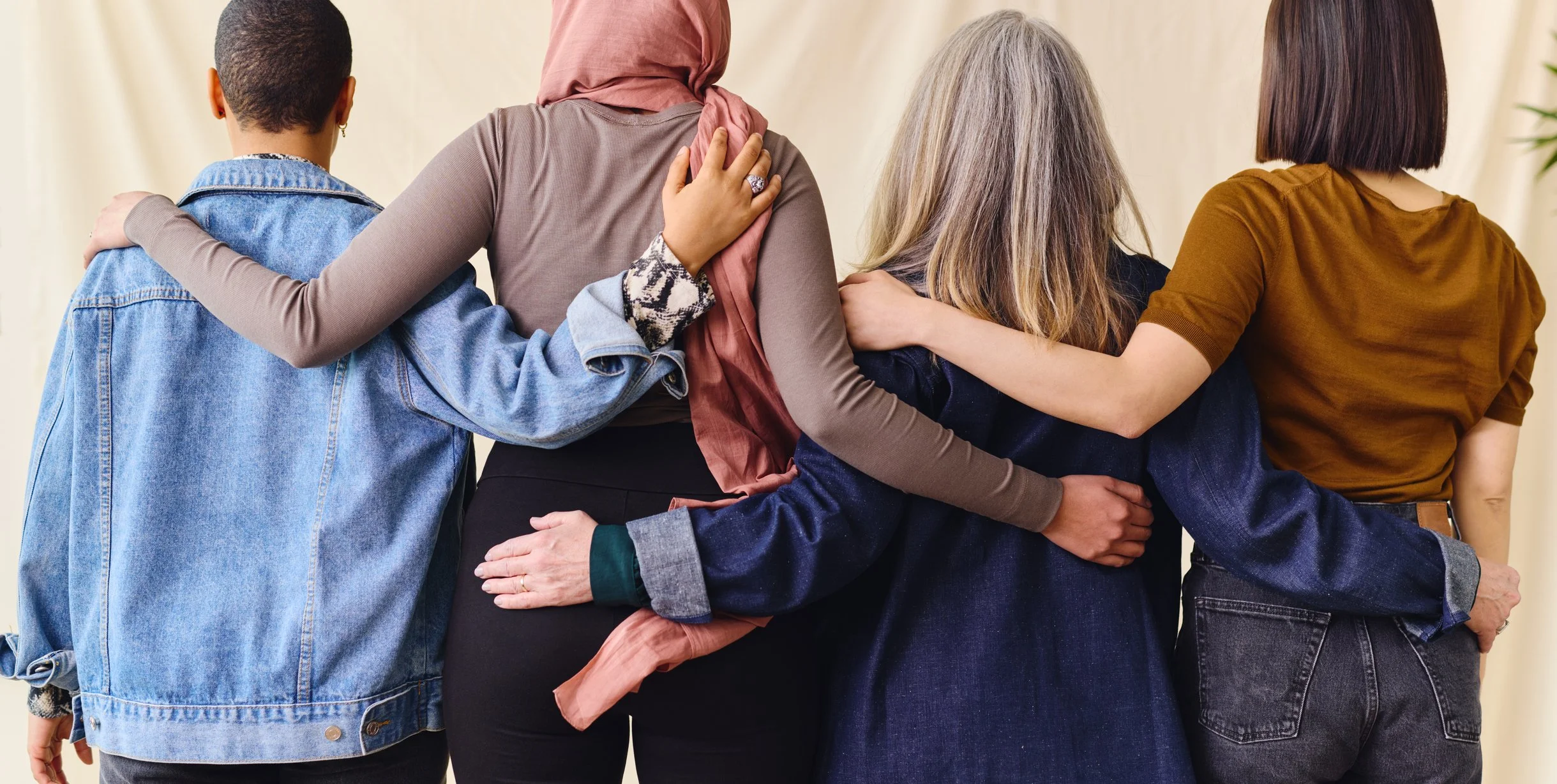 group of women embracing