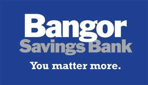 Bangor Savings Bank logo with slogan 'You matter more' on a blue background.