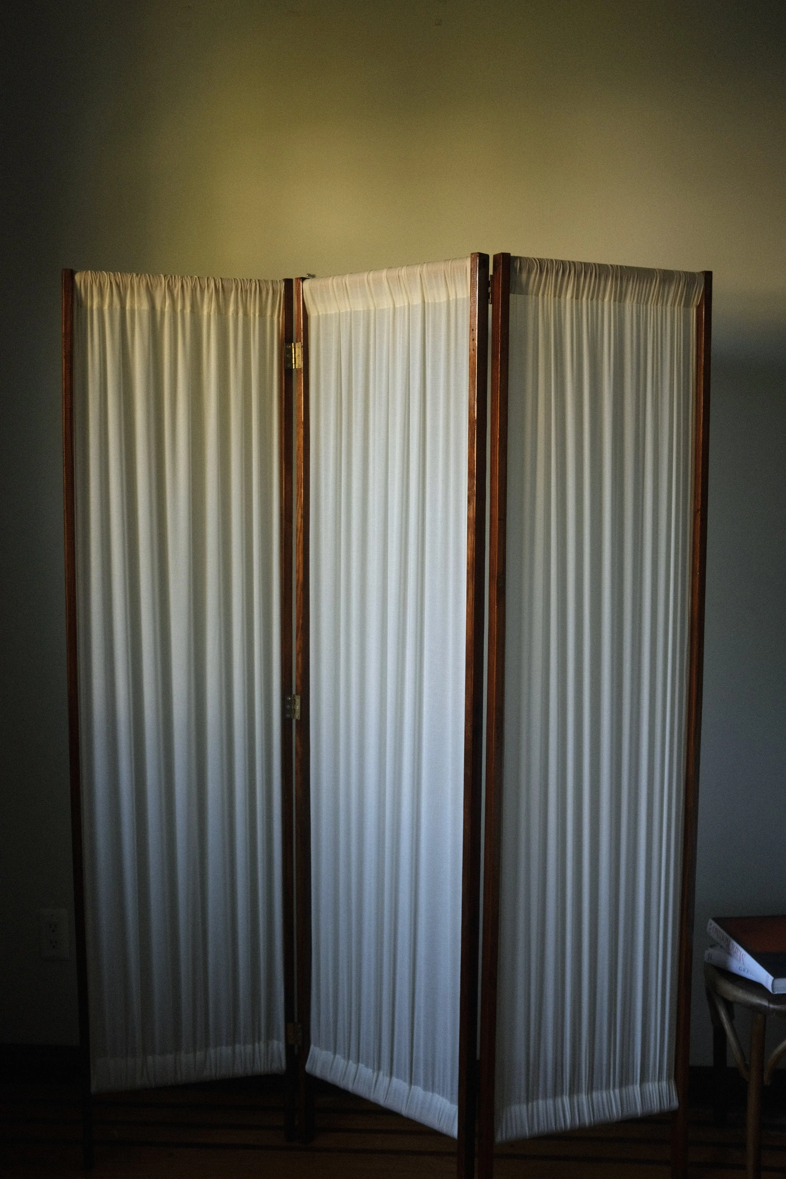 Ruched Cotton Divider