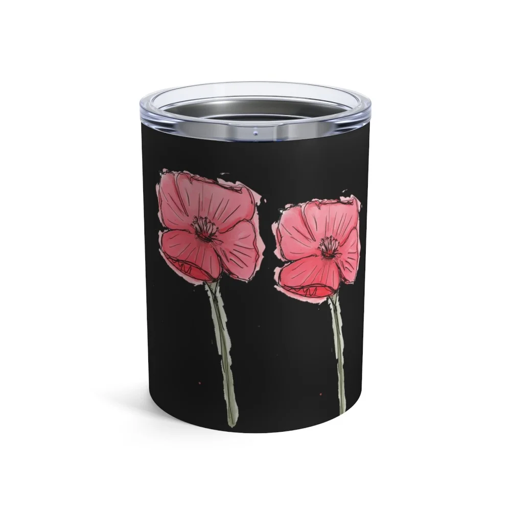 Poppy Insulated Tumbler- 10oz — More ART | More Heart