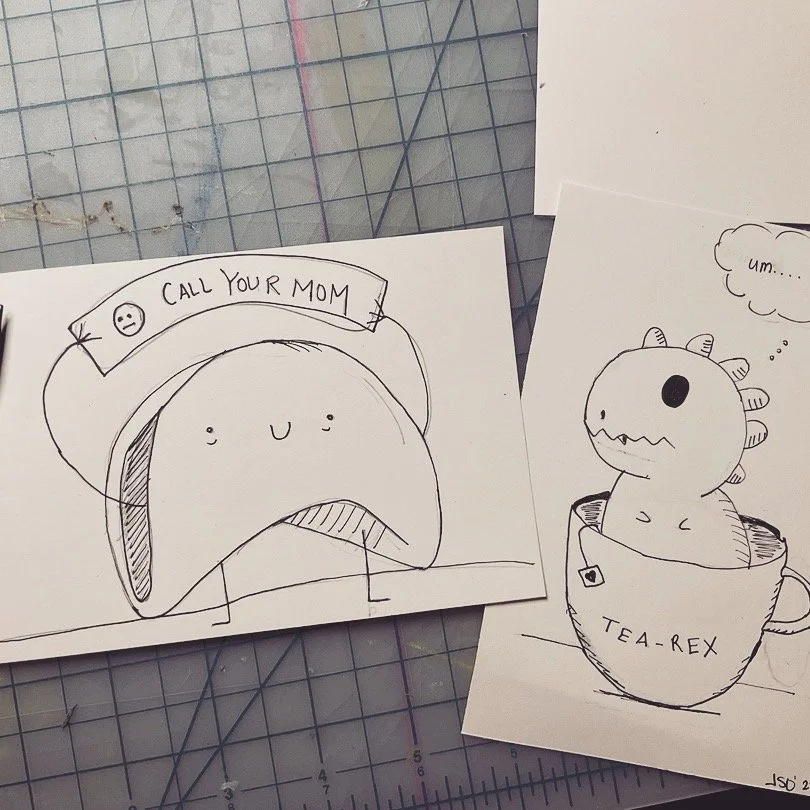 BRR Season Postcards are set to be sent out. the BRR Season PC are drawn exclusively for the Andy Post Card Club on my Patreon Site ! Membership is only $5 a month. That gets members a hand drawn postcard each month, a MAMH sticker (original art my m