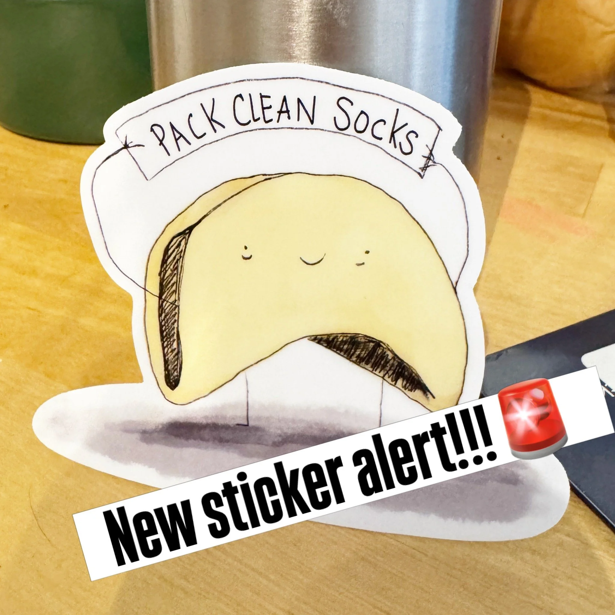 New Sticker Alert!
Grab some new stickers from enjoy the sunshine.  Available in the online shop or on my Etsy page.

www.moreartmoreheart.com
#hellohappy #moreartmoreheart #fortunecookie #newstickers #chickensticker #artist #illustrator