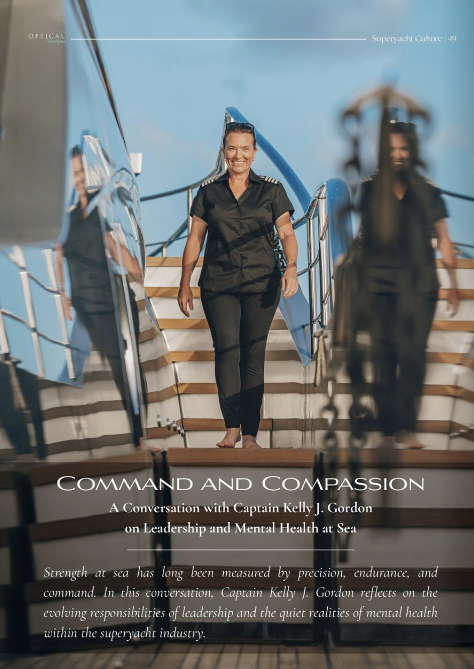 Captain Kelly Gordon Magazine cover