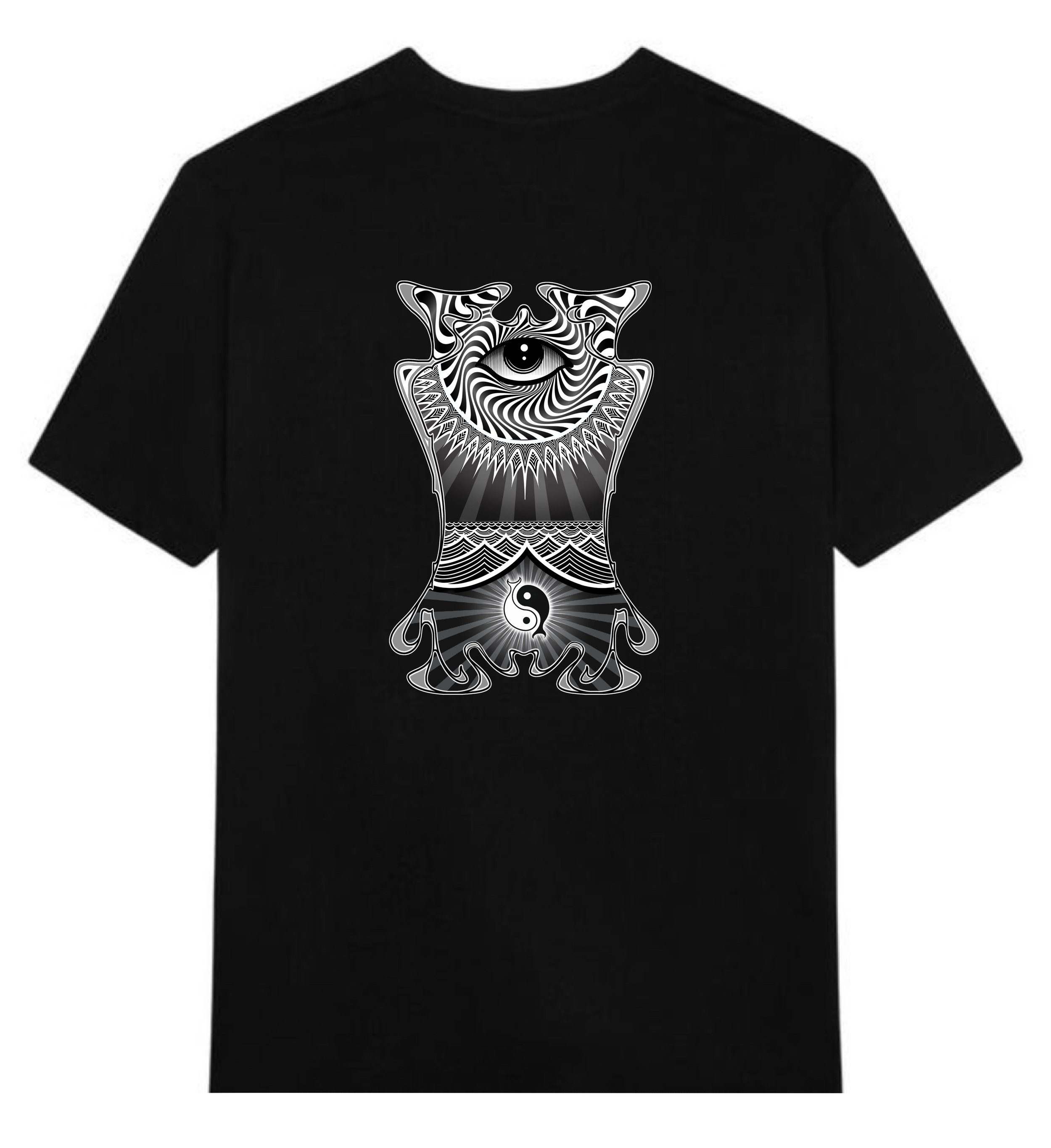 T-Shirt - Eye in the Sky Black