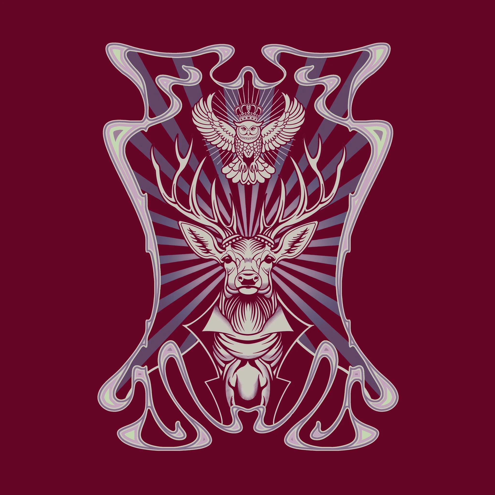 Royal Wildlife (Burgundy).jpg