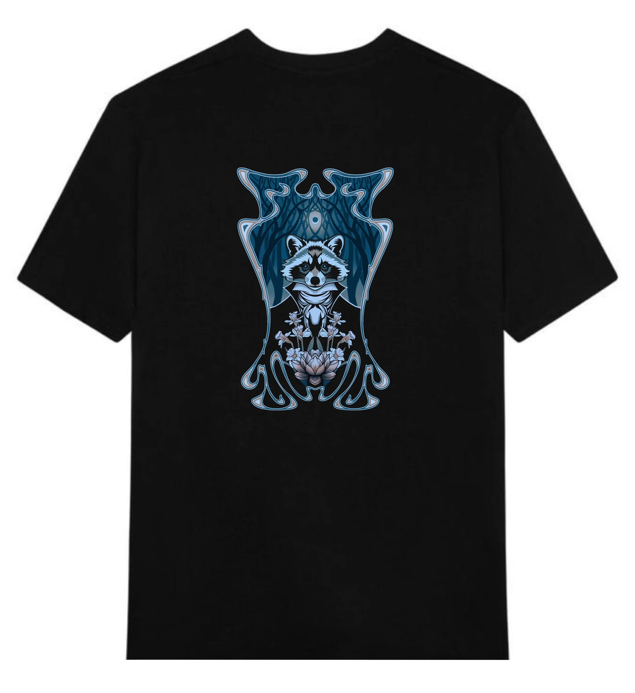 T-Shirt - Regal Racoon Black