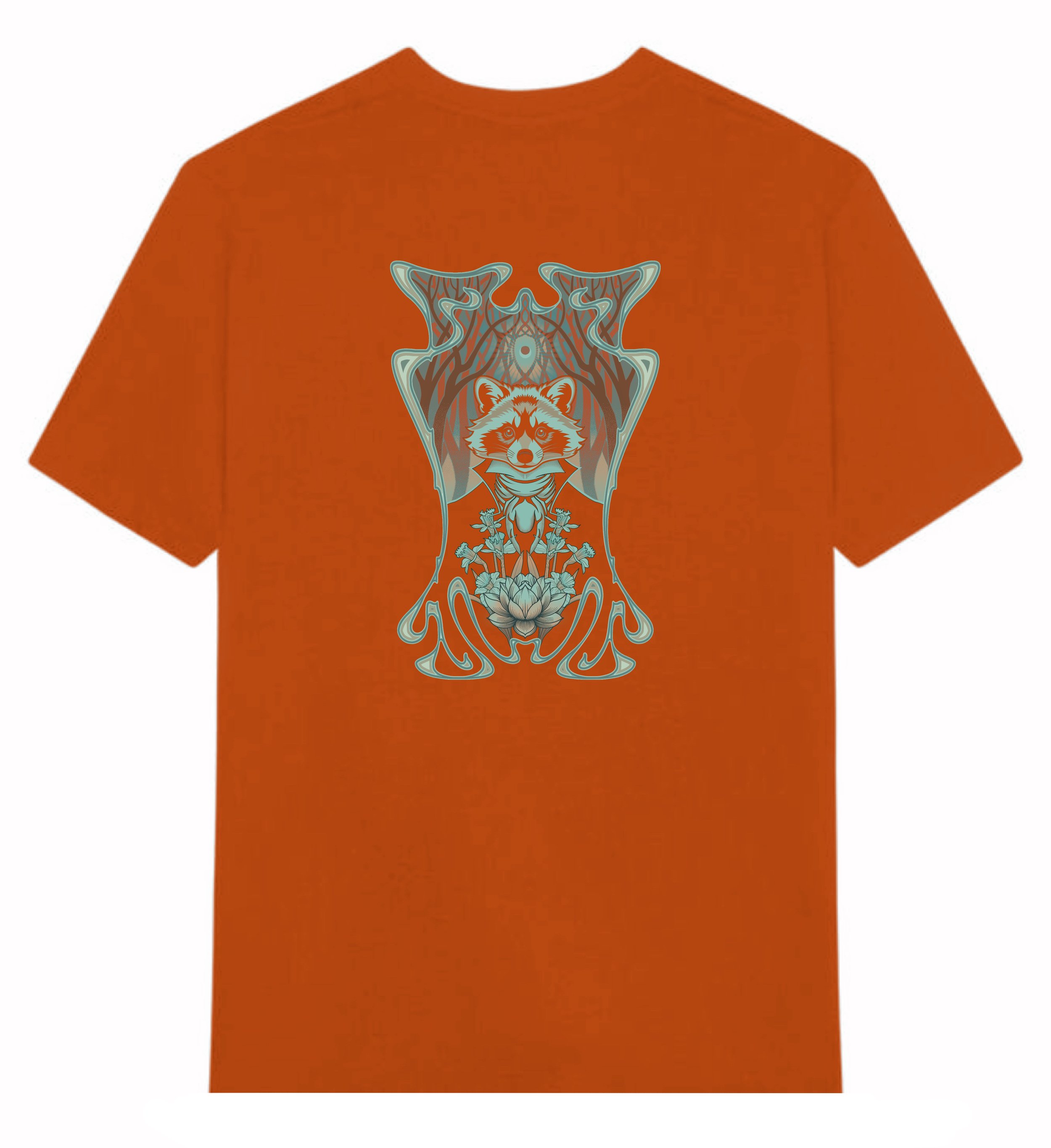 T-Shirt - Regal Racoon Orange