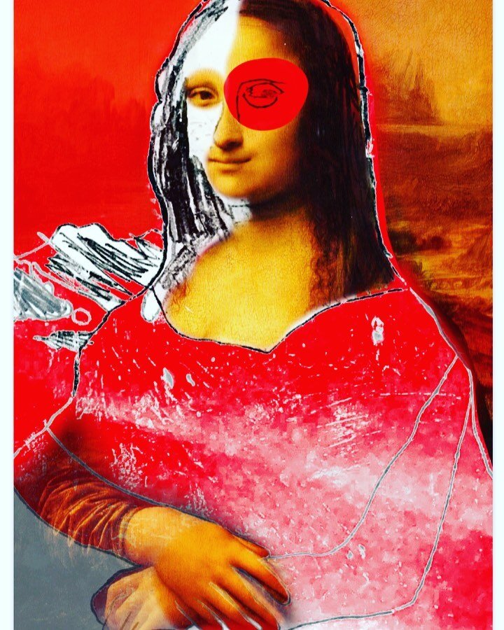 MONA MOUR

When my young &amp; talented great-nephew inspires me after showing me his beautiful sketch of the #monalisa Creativity runs in the family!

&bull;Made in Conrad
&bull;Love du Jour
&bull;Follow your Art
&bull;Artwork by me &amp; Tristan!

