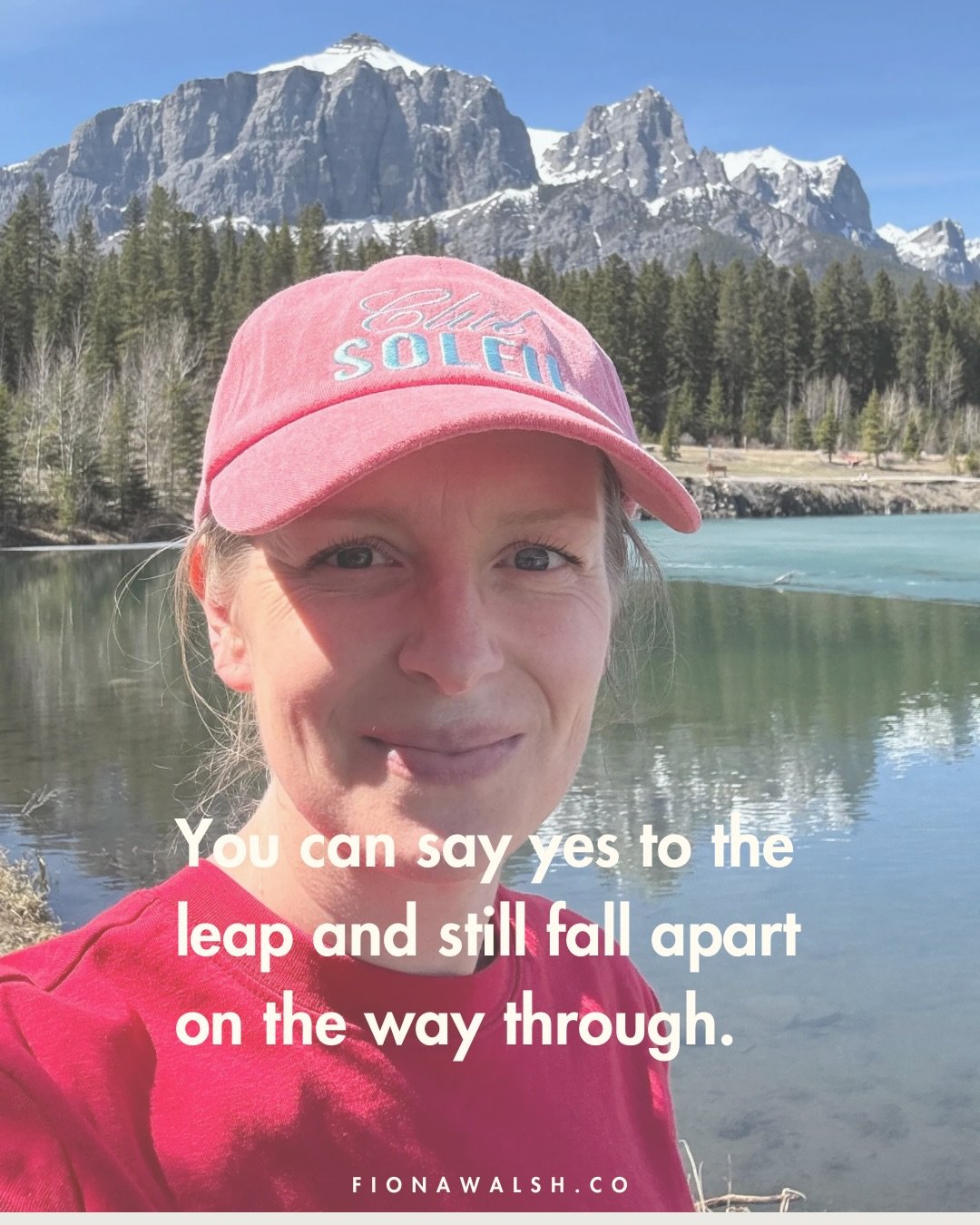 You can say yes to a big leap and still spiral on the way through.
These two things are not in conflict.

Life handed us something we didn&rsquo;t plan for.
We said yes anyway.
And eventually my old survival patterns walked straight back in.

The urg