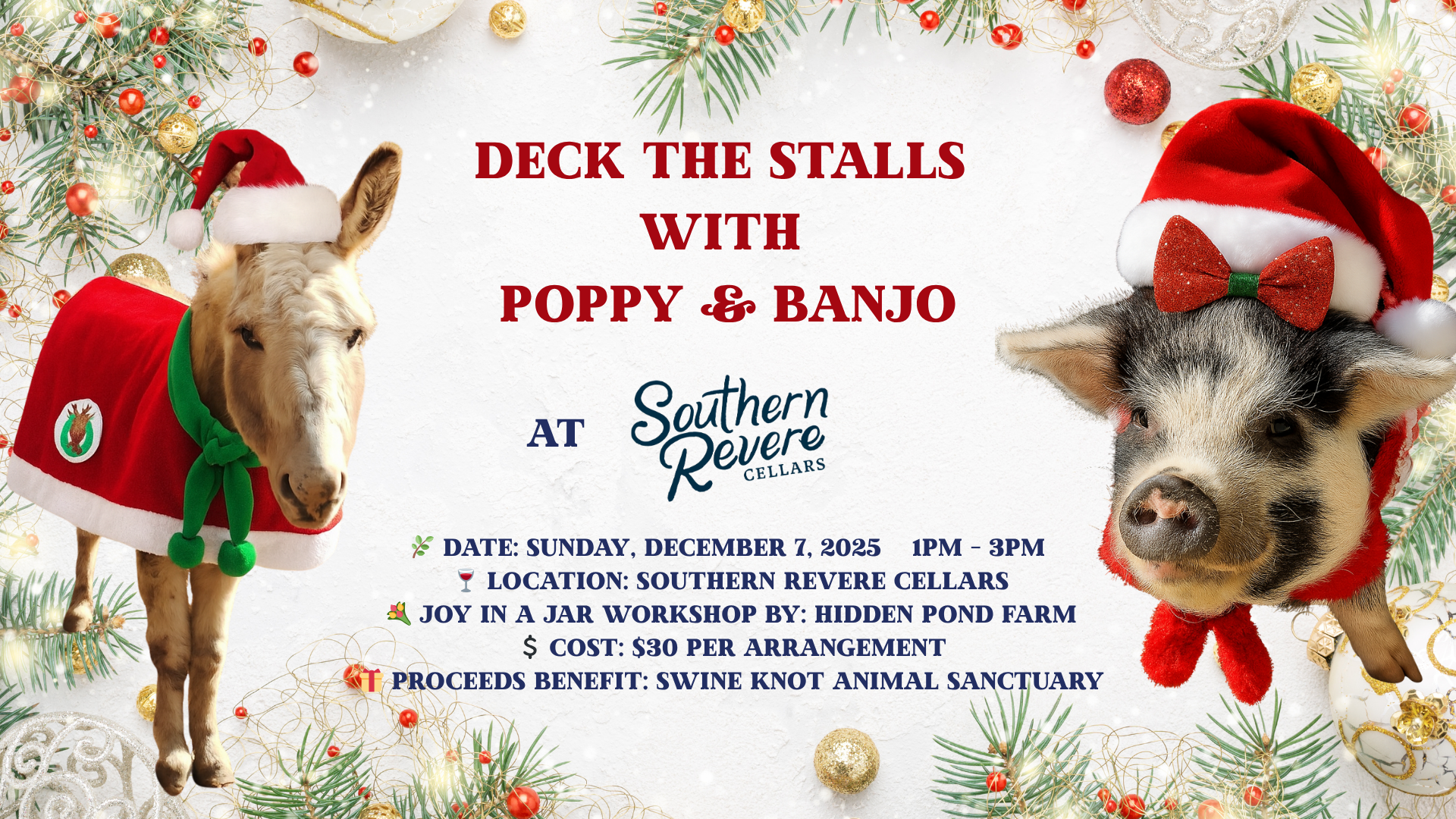 Deck the Stalls with Poppy and Banjo