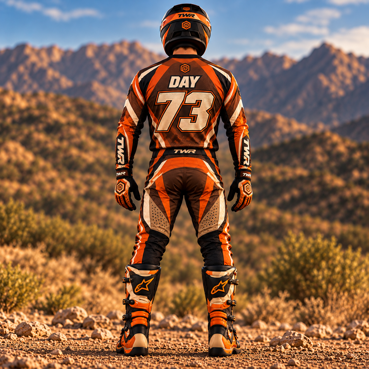 TWR Orange MX Gear Set, Rear View.PNG