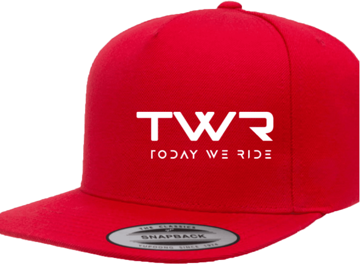 TWR-Today We Ride-Flatbilled Hat-red-tbg.png