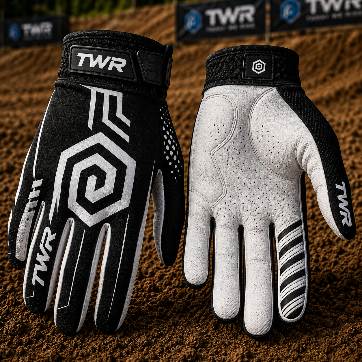 TWR Factory MX Gear, Black & White Gloves.PNG