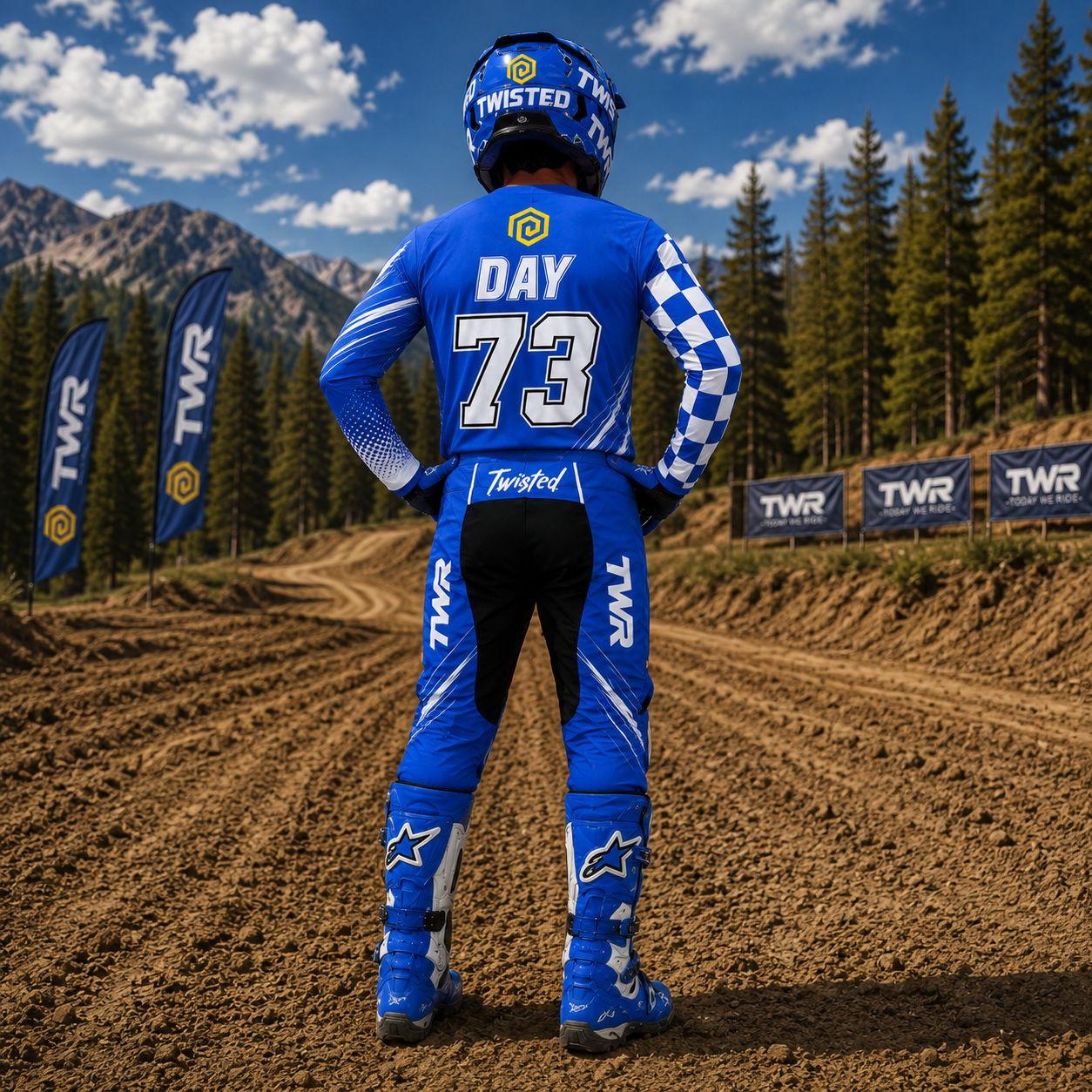 TWR Speed Line MX Gear, Blue and White, Back View.PNG