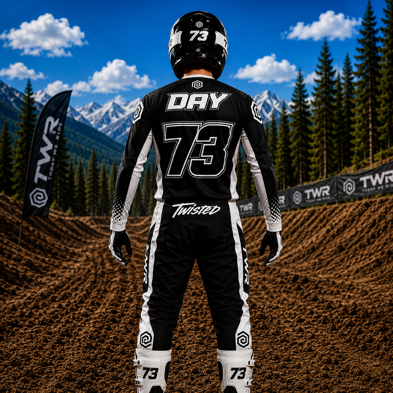 TWR Factory MX Gear, Black & White Rear View.PNG
