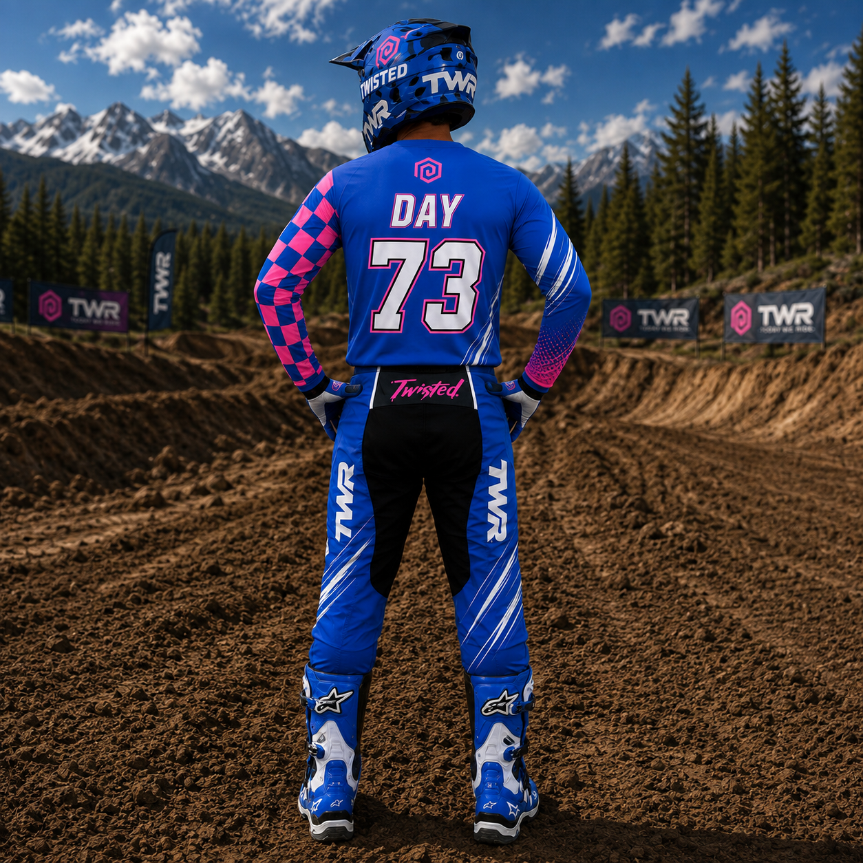 TWR Speed Line MX Gear,Blue, Pink, White, Rear View.PNG