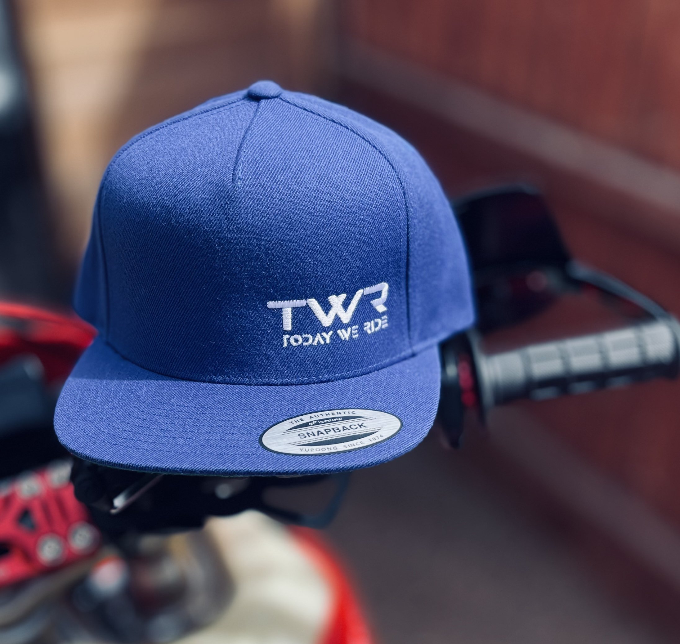 TWR Today We Ride Blue Flatbill Hat.jpeg