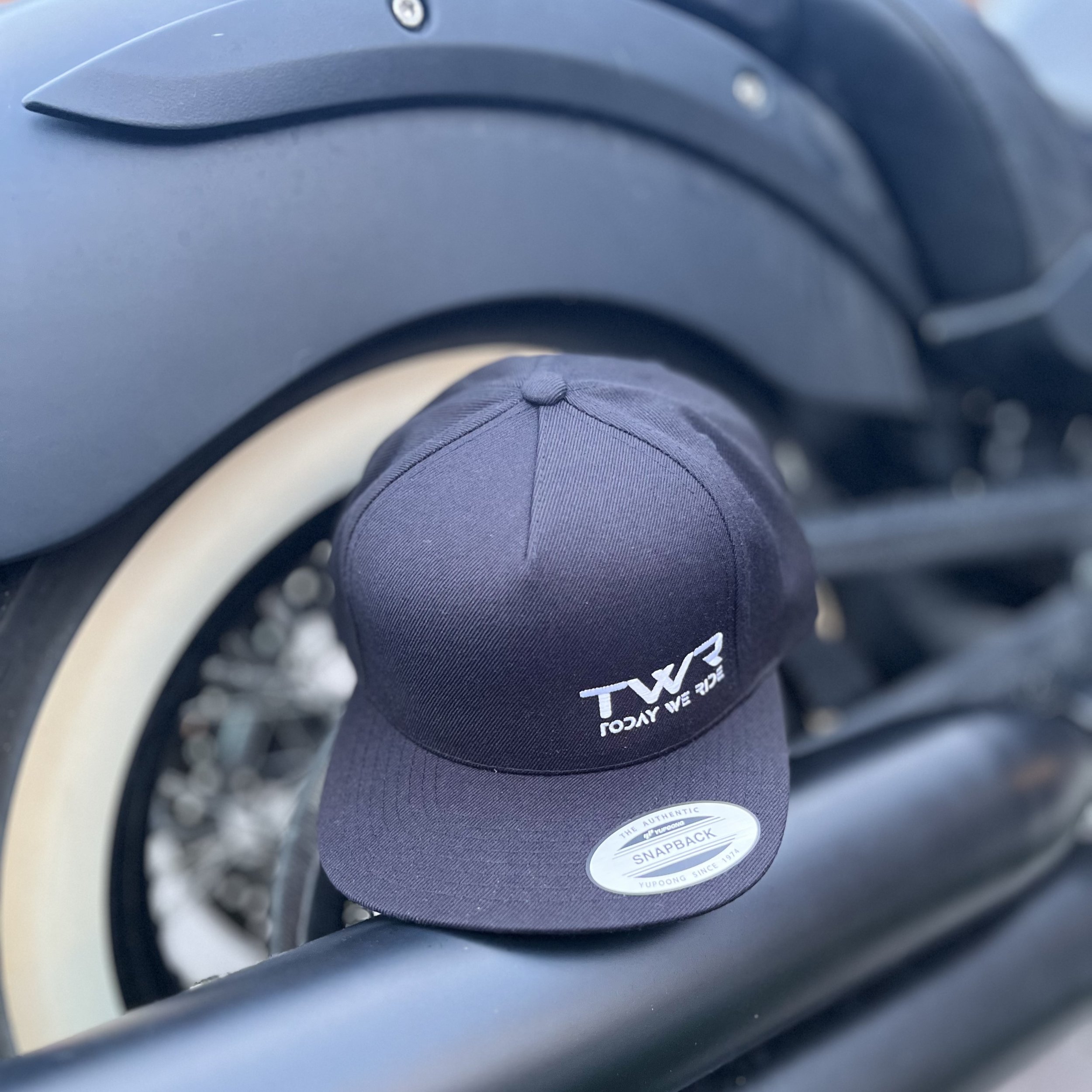 TWR Today We Ride Black Flatbill Hat.jpeg