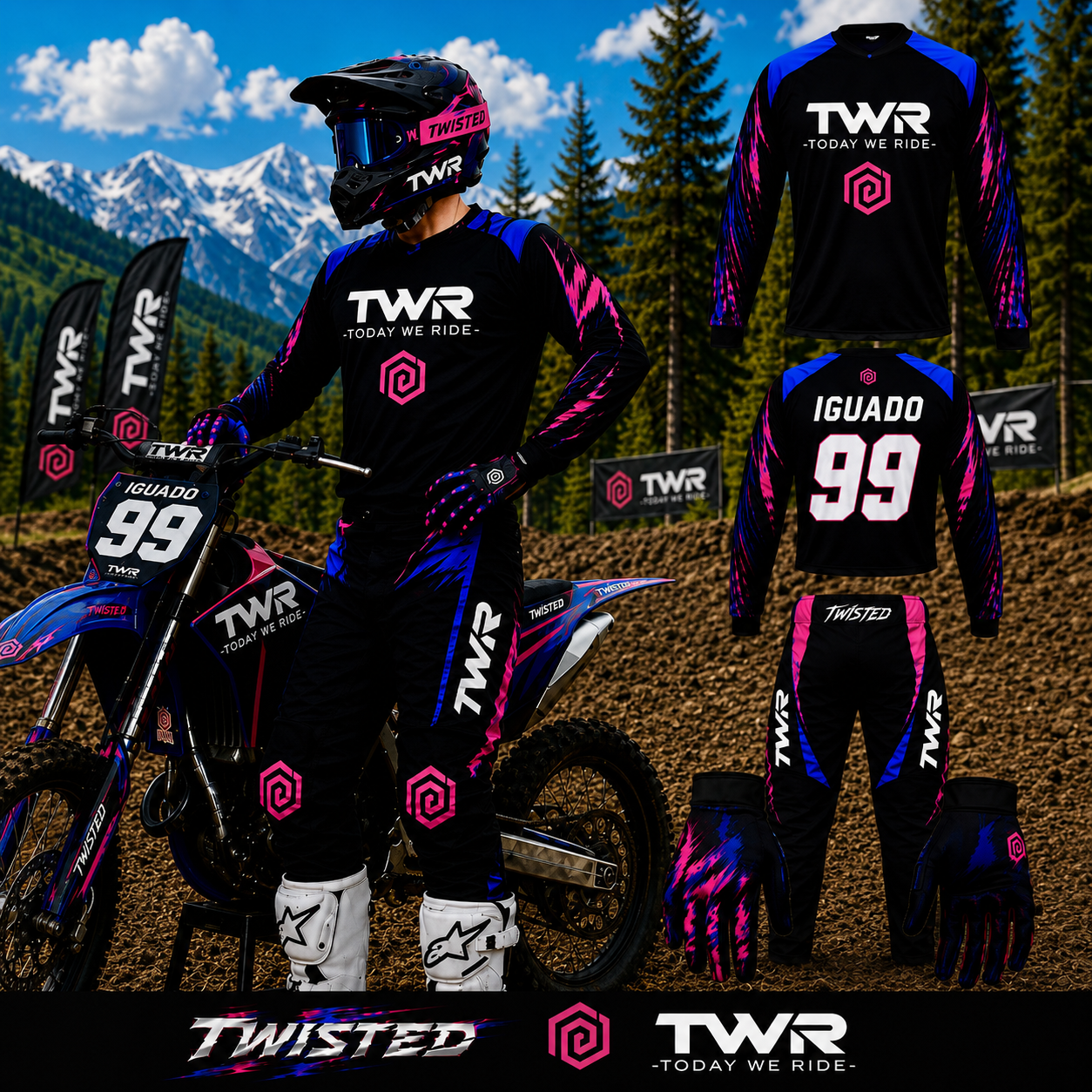 TWR Style Line MX Gear, Black, Blue and Pink.PNG