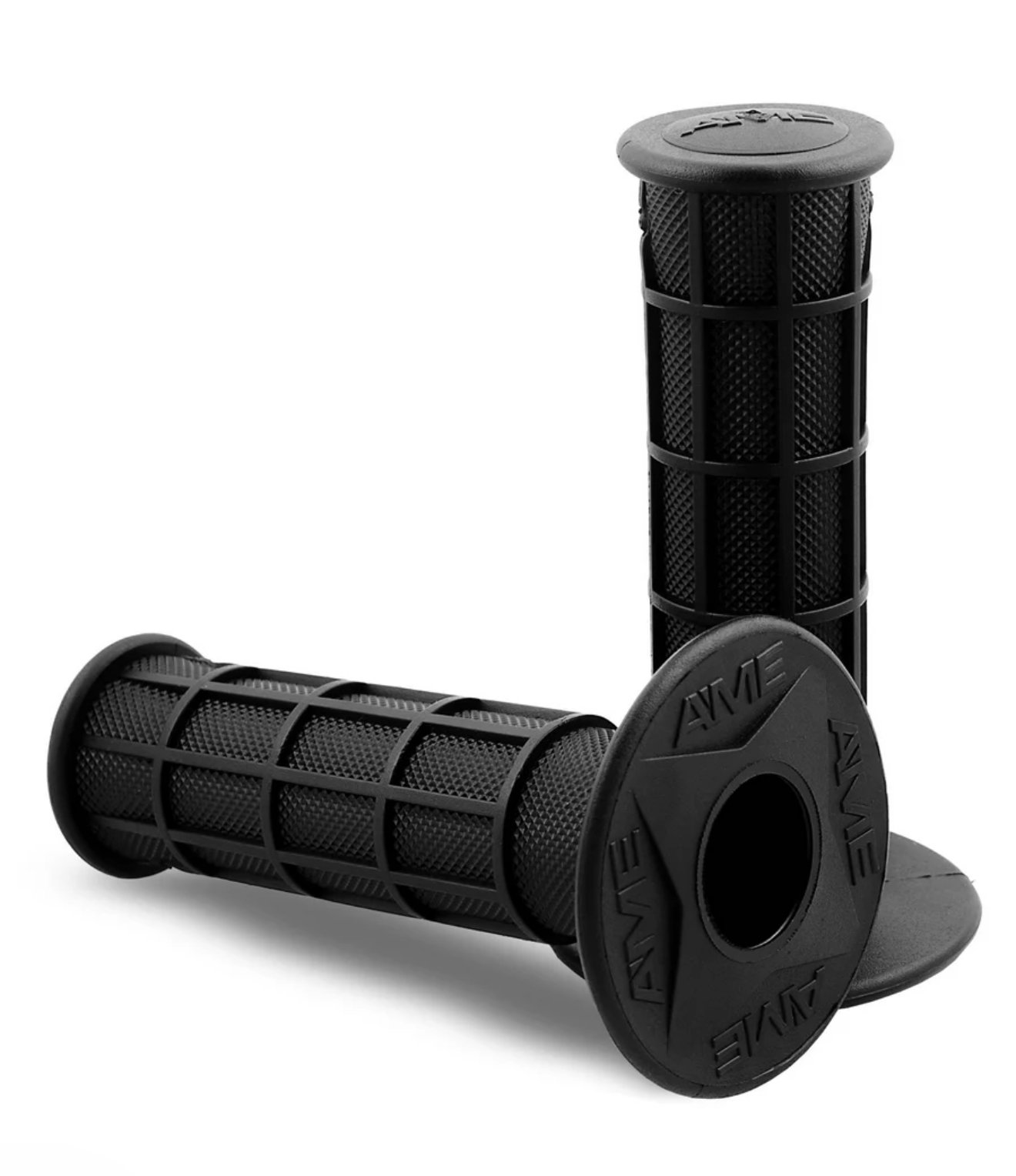 A'ME-MX-BMX-ATV-Full Waffle Grips-Black.jpg
