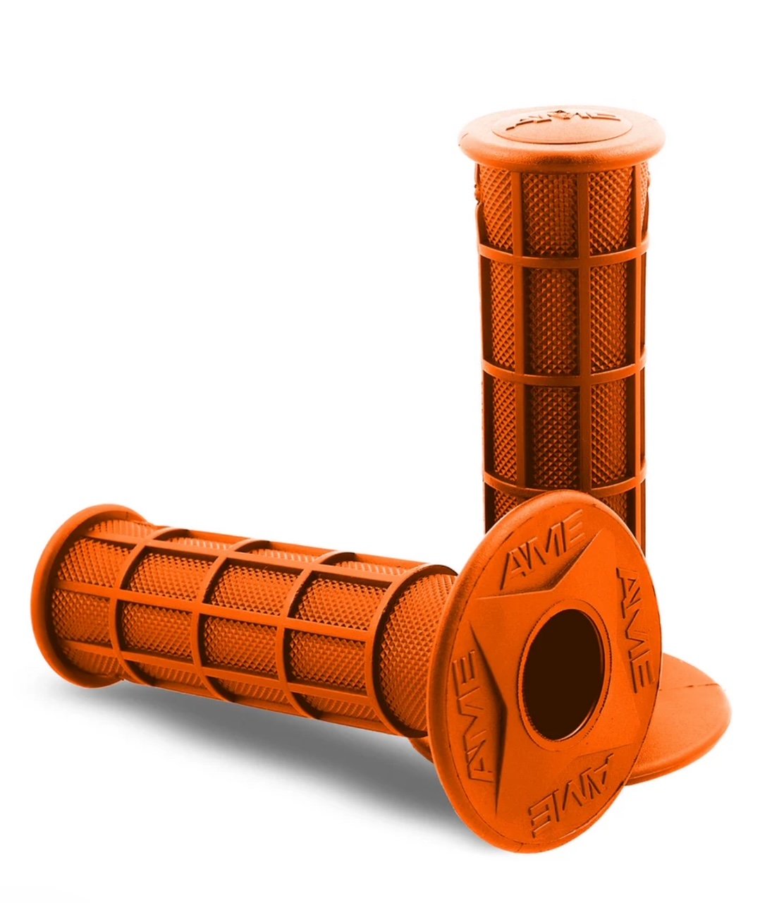 A'ME-MX-BMX-ATV-Full Waffle Grips-Orange.jpg