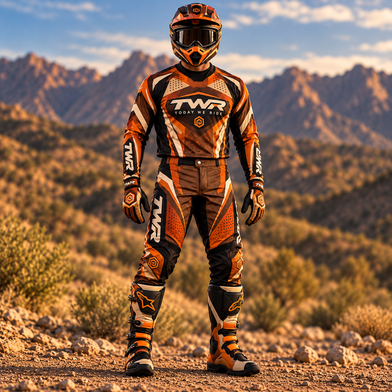 TWR Orange MX Gear Set, Front View.PNG
