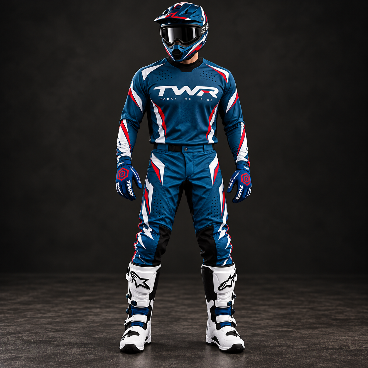 Deep Blue TWR MX Gear, Front View.PNG