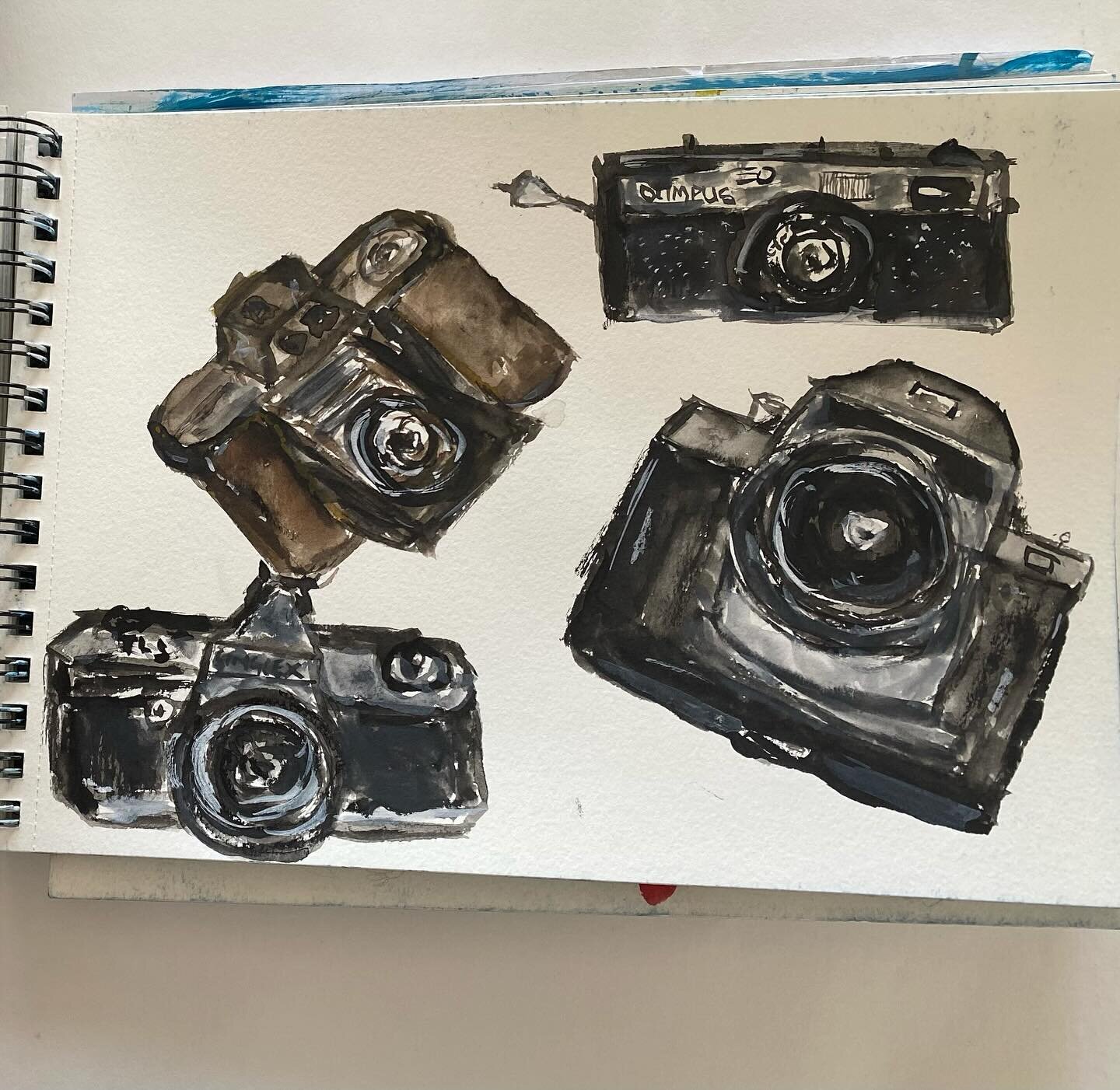 A peak into my sketchbooks. More and more I&rsquo;ve been learning to let go of perfectionism in my sketchbook practice. As a result my sketchbook has become a more peaceful place for me to just experiment and explore. Check out my latest blog post. 