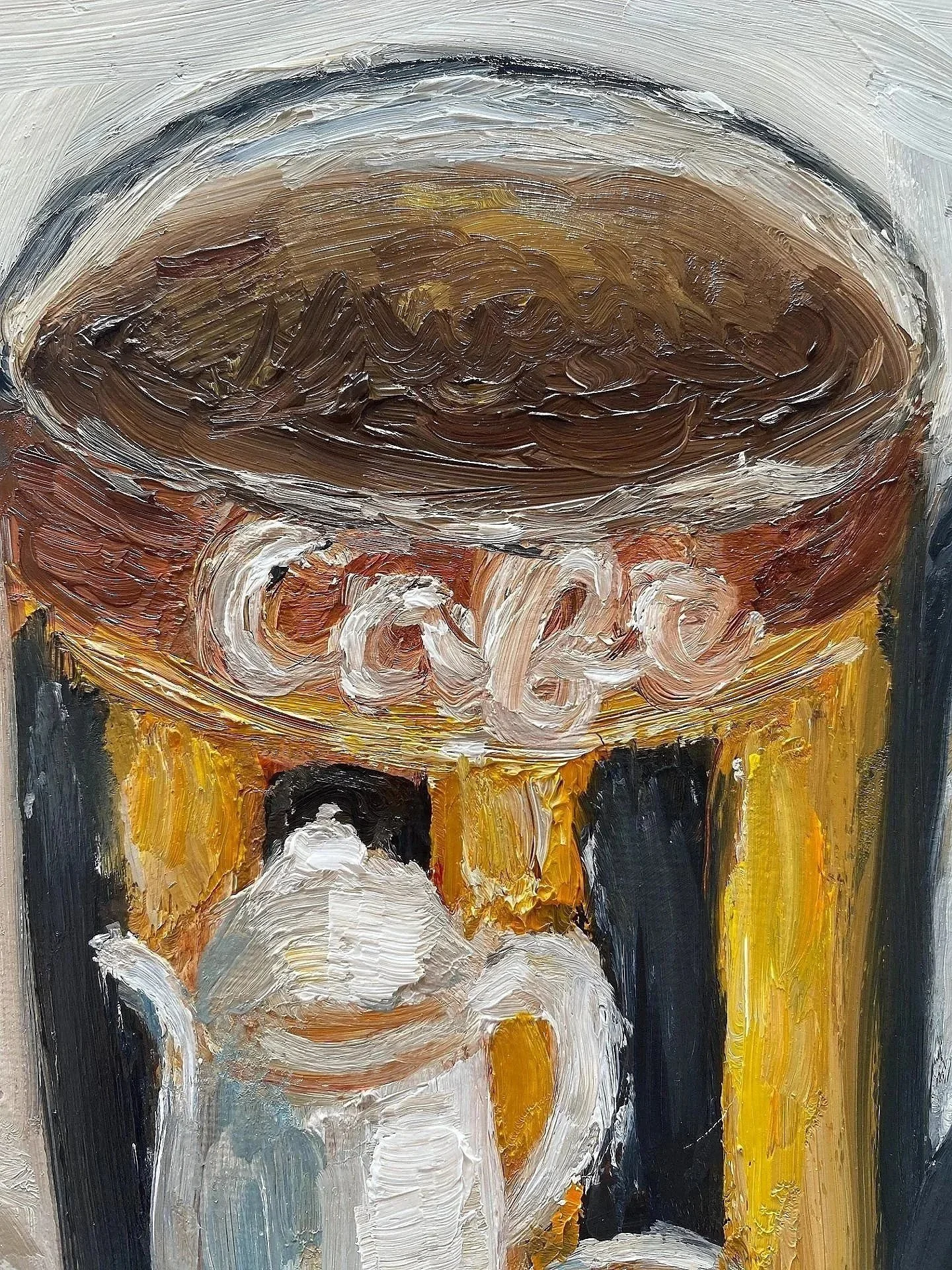 close up of coffee cup