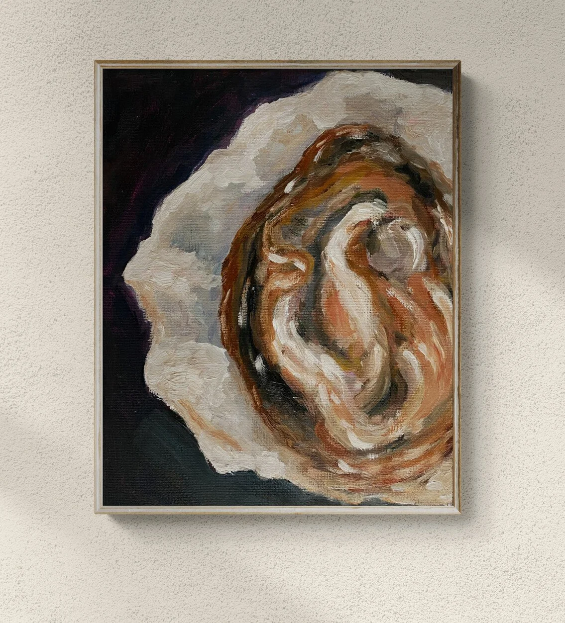 Day 15/365: "Oyster on black" Print