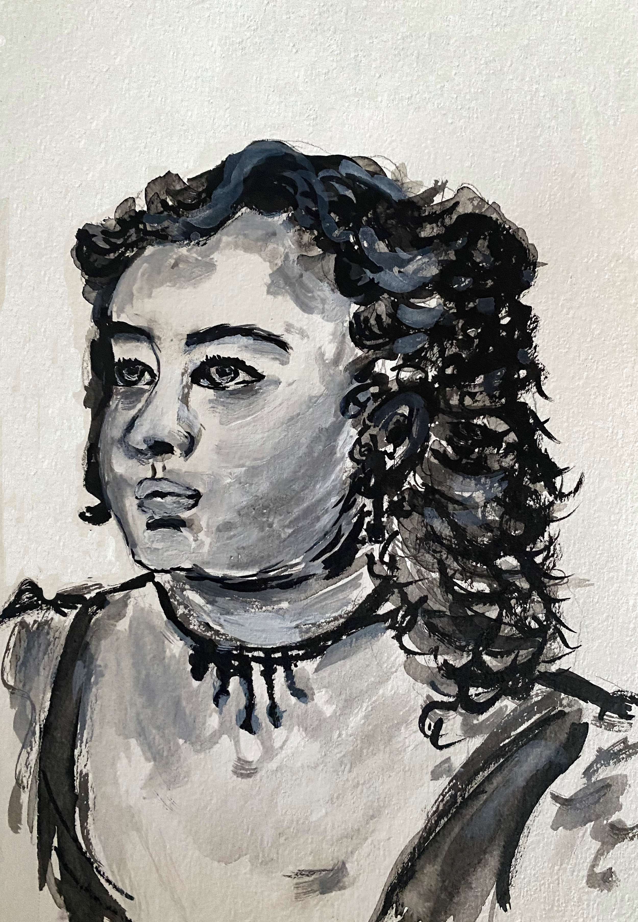Penelope Bridgerton ink illustration.png