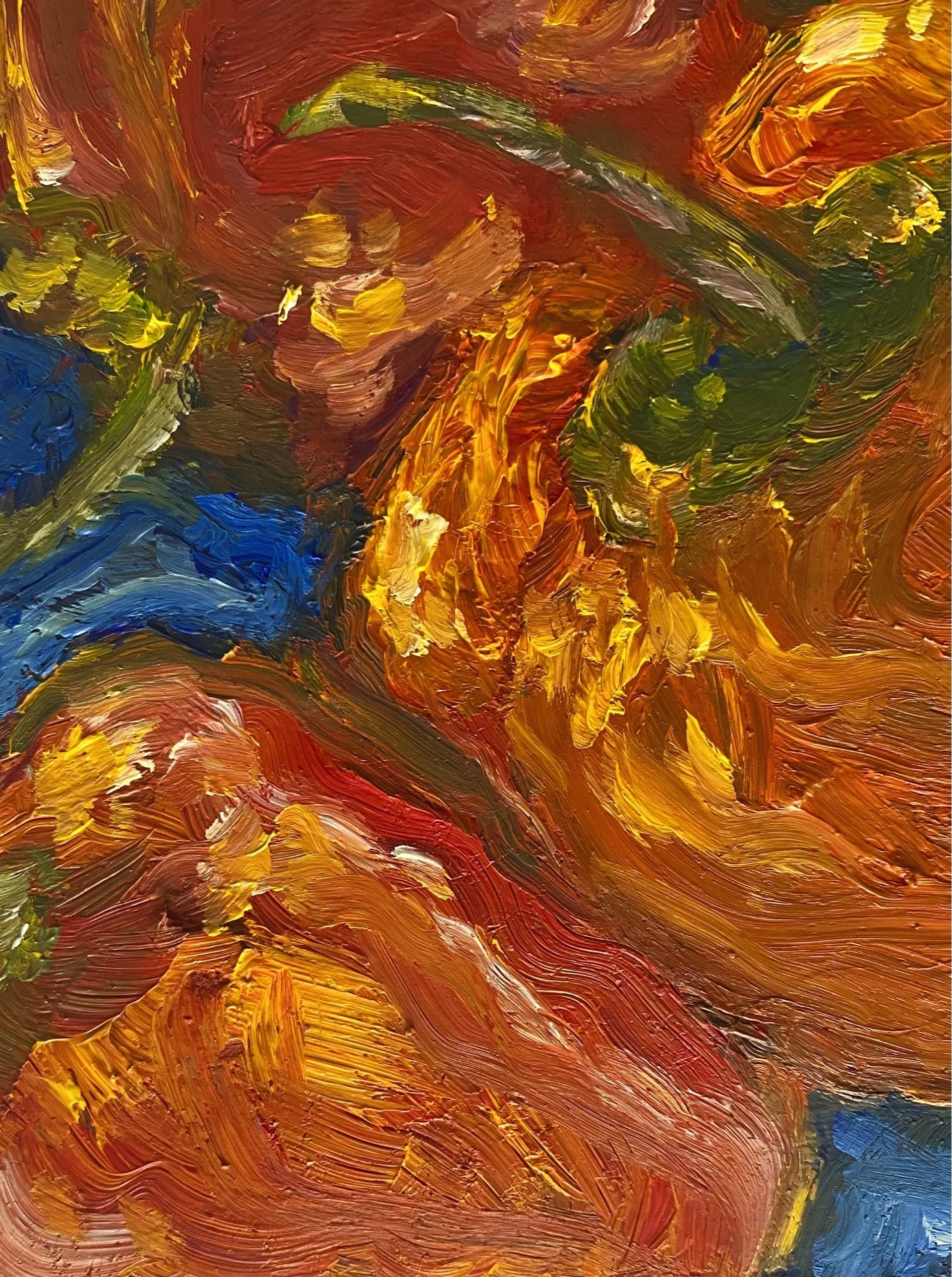 close up of orange bell peper