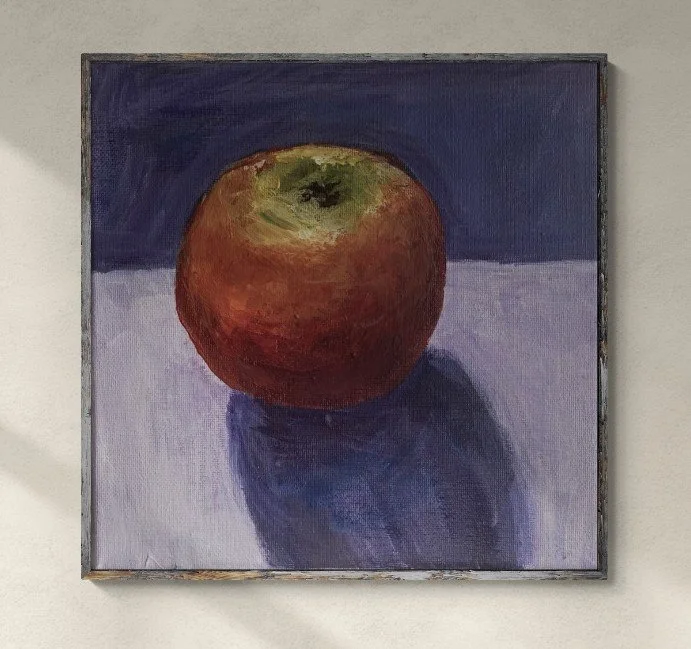 Day 118/365: "Apple on windowsill" Print