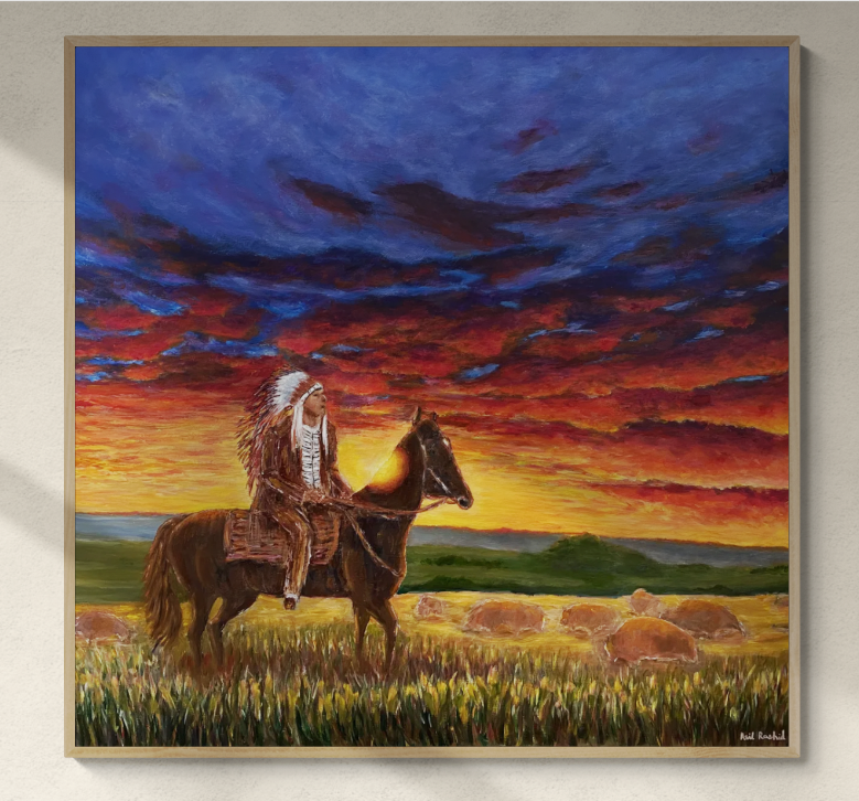 Native American Art Print "Beauty All Around Me"