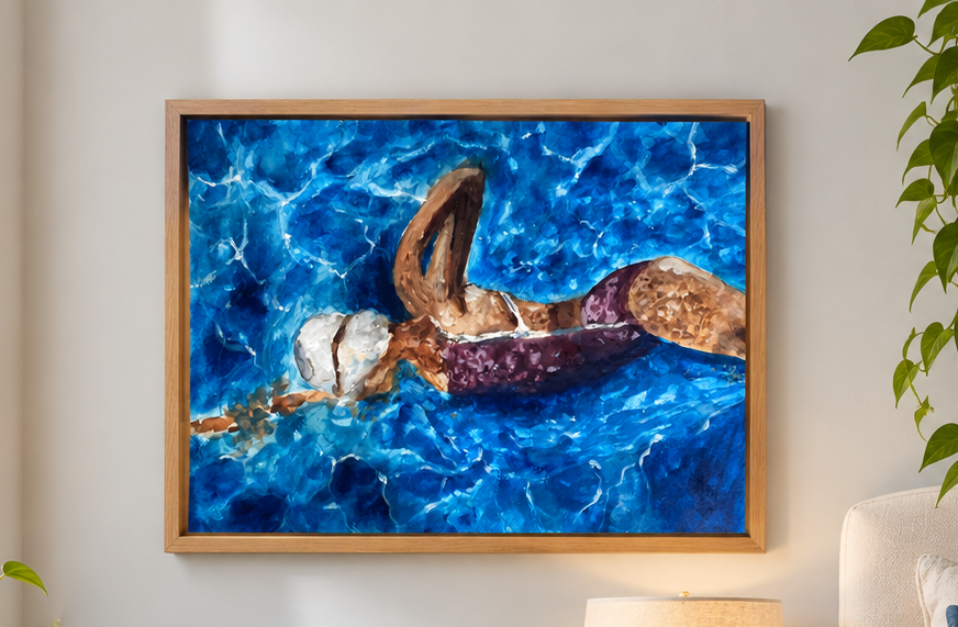 Coastal Room with Swimmer Painting.png