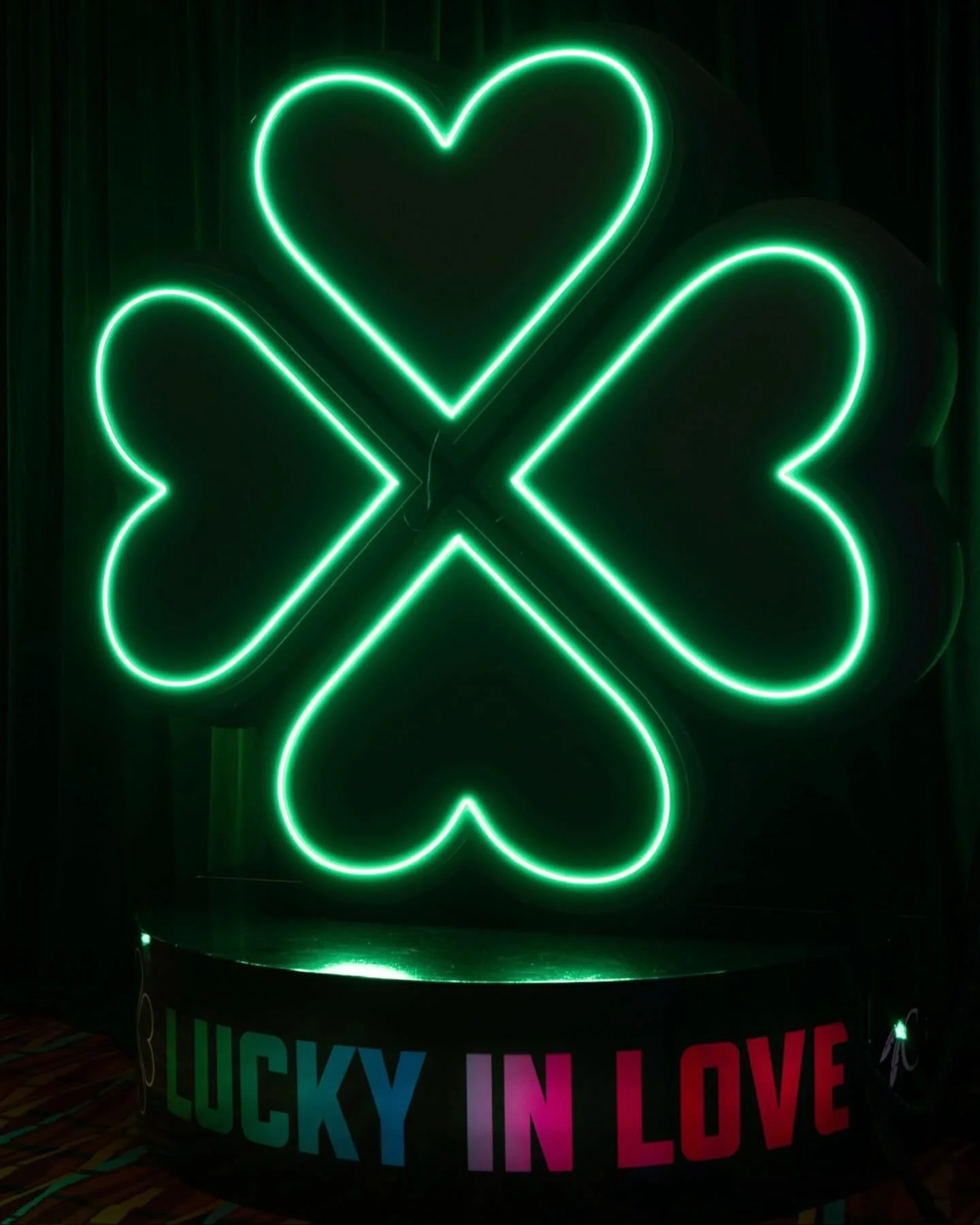 Good luck, babe. 🍀 
What&rsquo;s luckier than a four leaf clover? A neon one of course. Happy St. Patrick&rsquo;s Day!

#stpatricksday #shamrock #fourleafclover #brandactivation #candidcreative