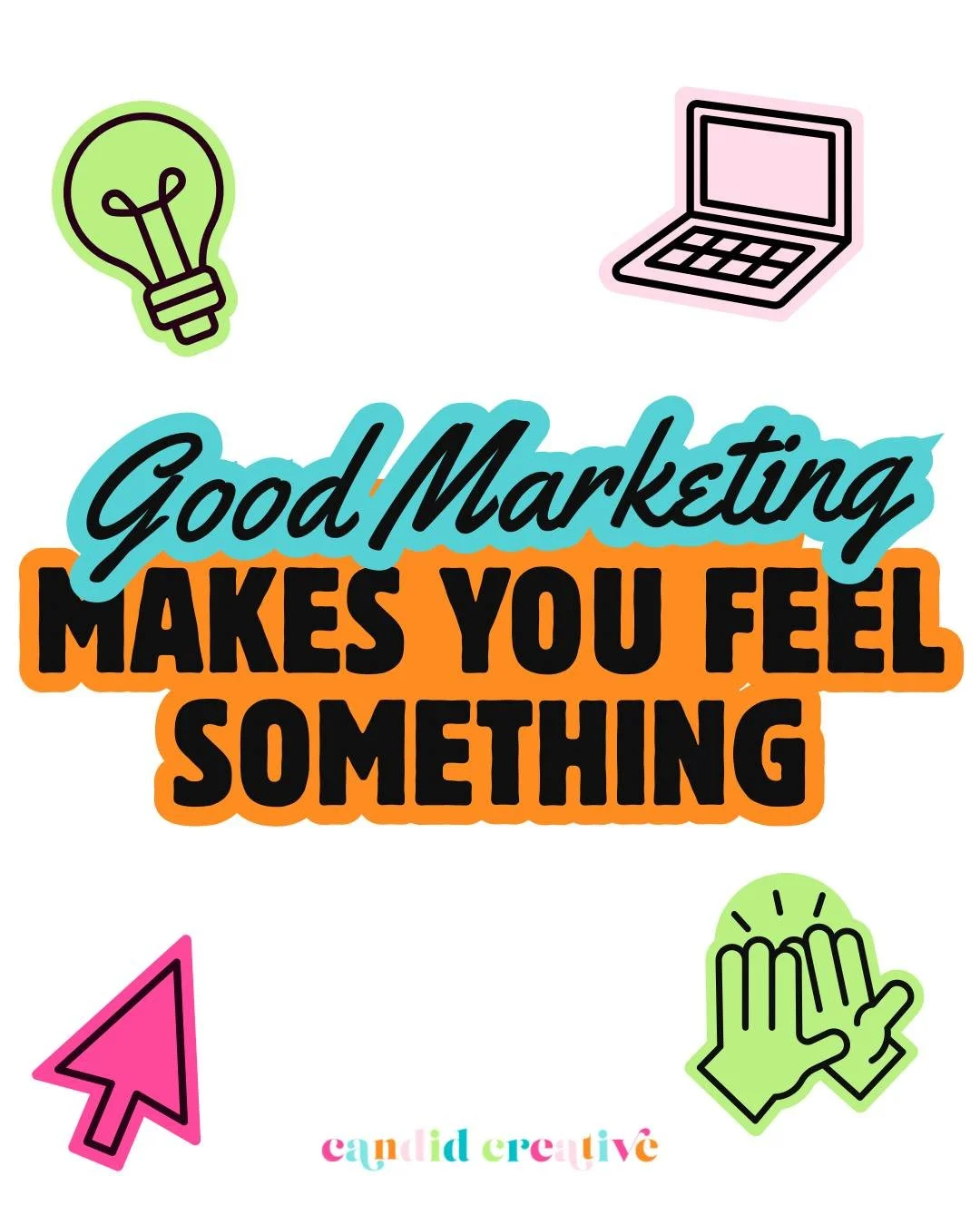 ✨ Good marketing makes you feel something. That&rsquo;s why we spend so much time thinking about the details. The visuals. The messaging. The experience.

Now excuse us while we move something three pixels to the left and call it strategy. 😉
