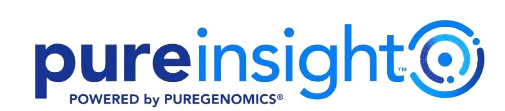 Pure Insight logo, powered by PureGenomics