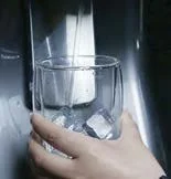 Cold water tap to fridge space