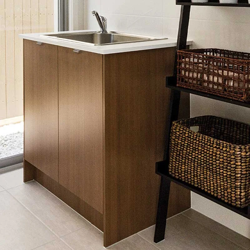   Option 1    
800mm Laundry Cabinet with 20mm thick Caesarstone benchtop.