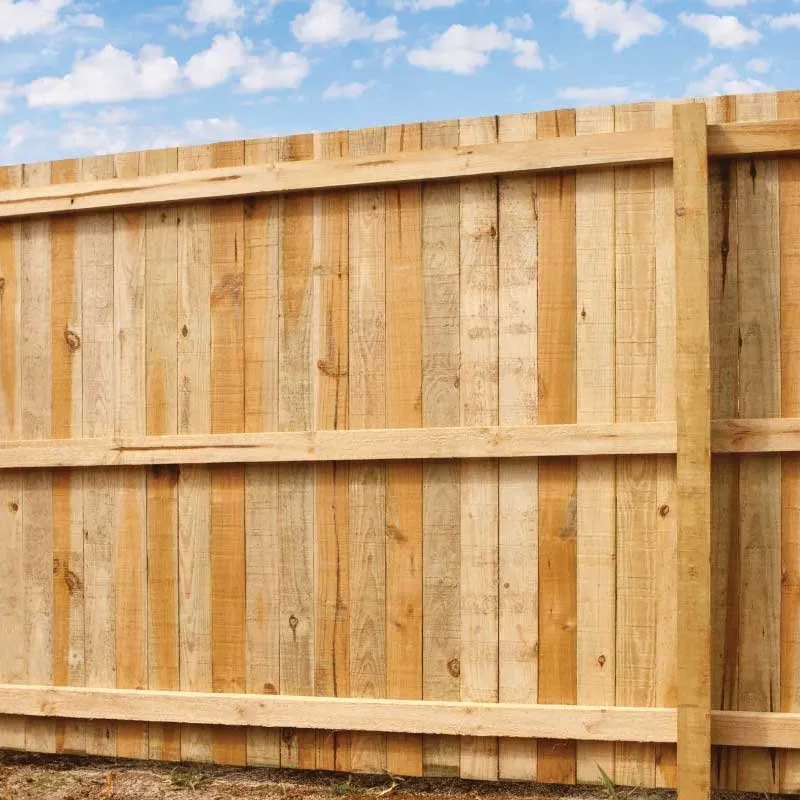   Fencing   
High butted timber fencing