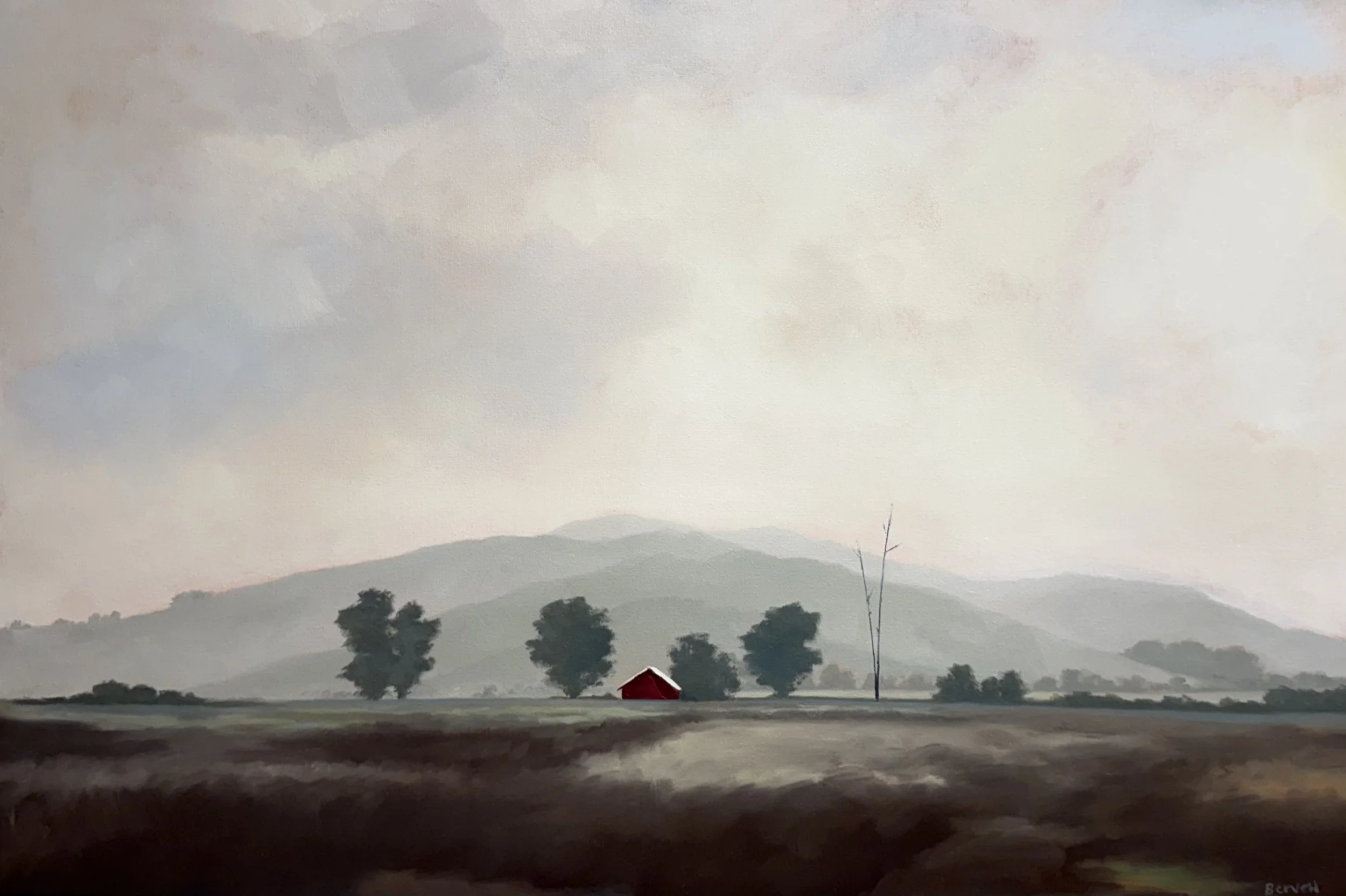 "Red Barn"
24x36 oil
(sold)