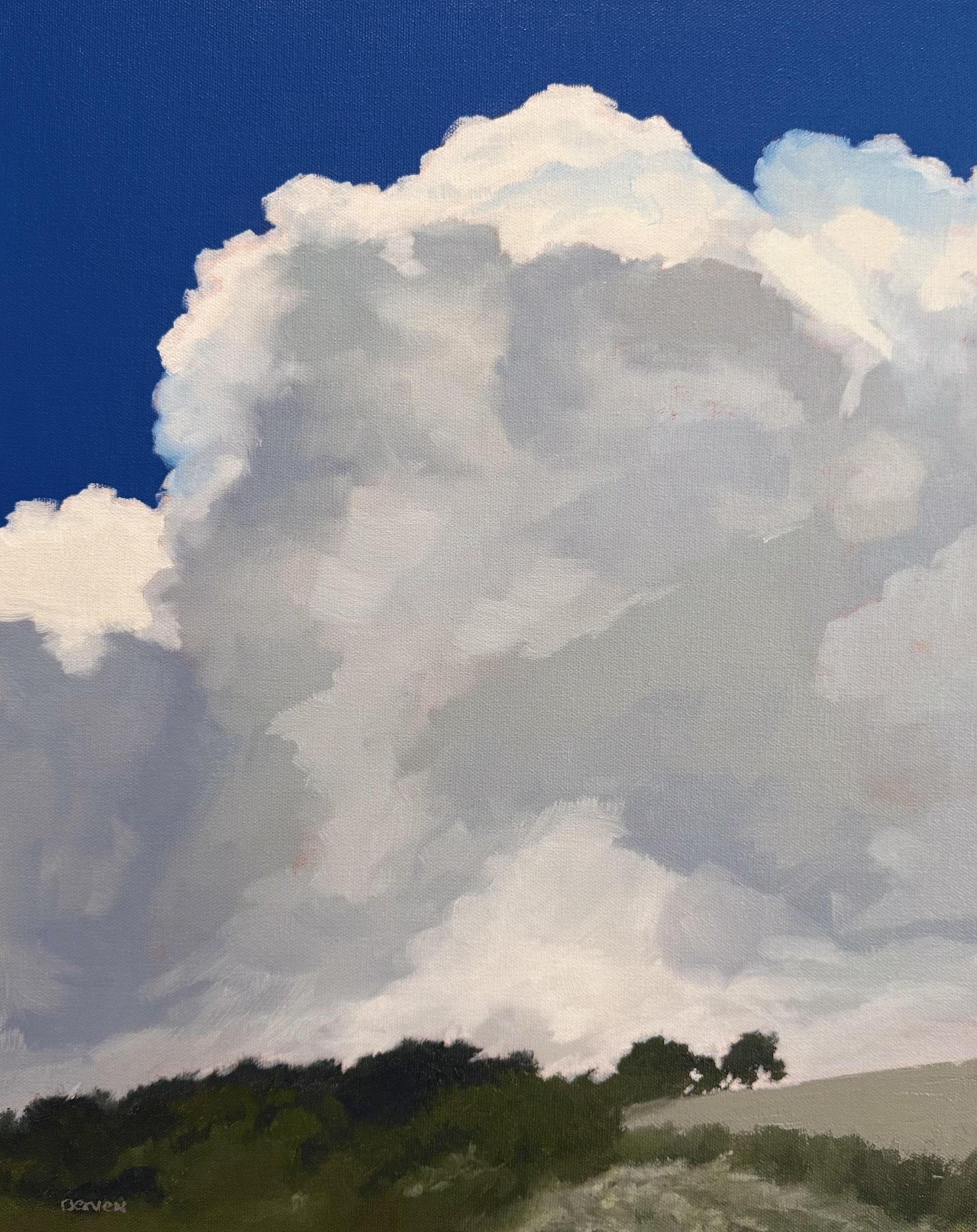 "Clouds Gathering"
12x16 oil on canvas
$800 (available)