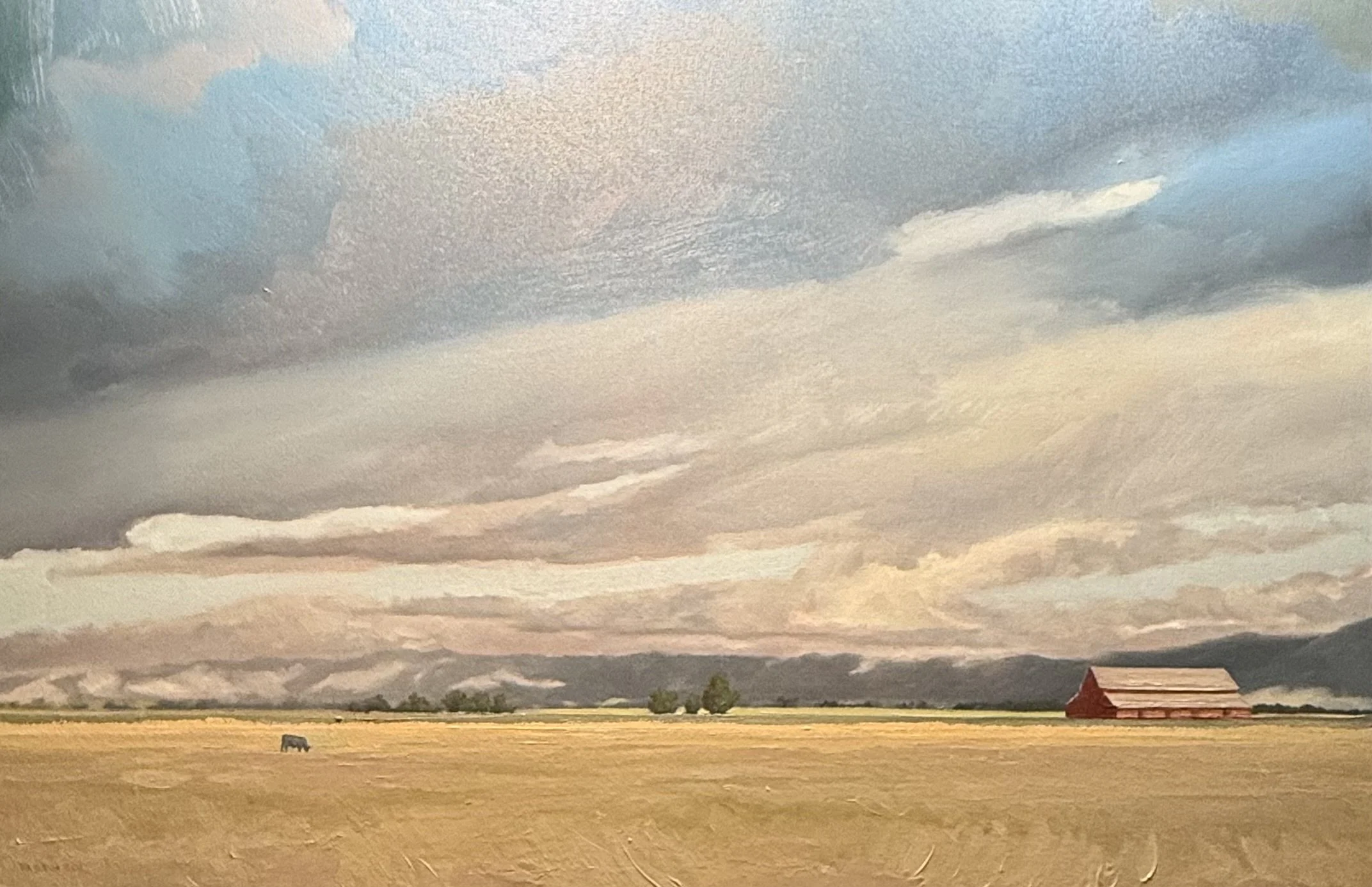 "Autumn Sky Over the Valley"
24x36 oil
$3200 (available)