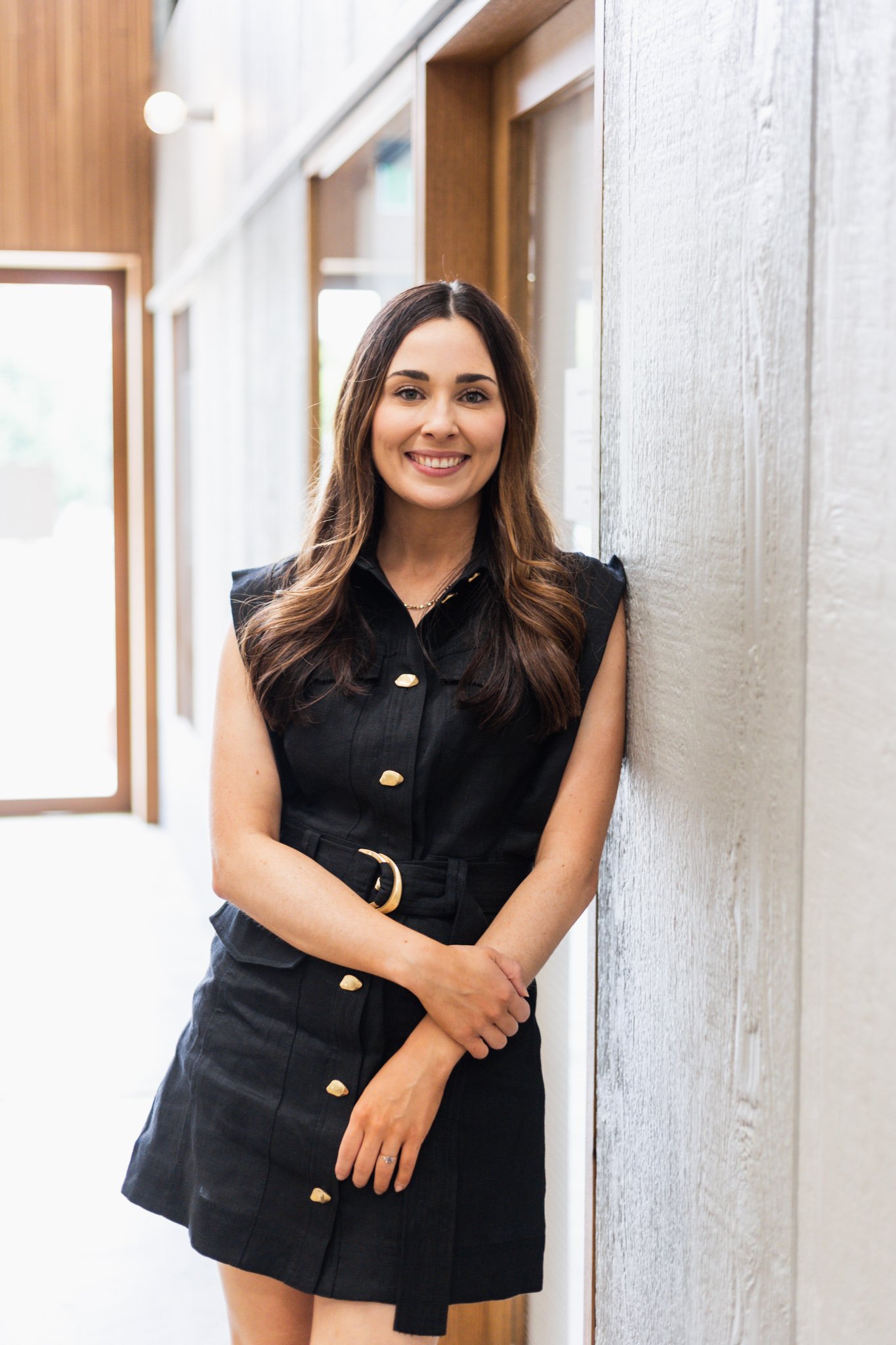 Canberra branding photography - bright portrait of happy woman