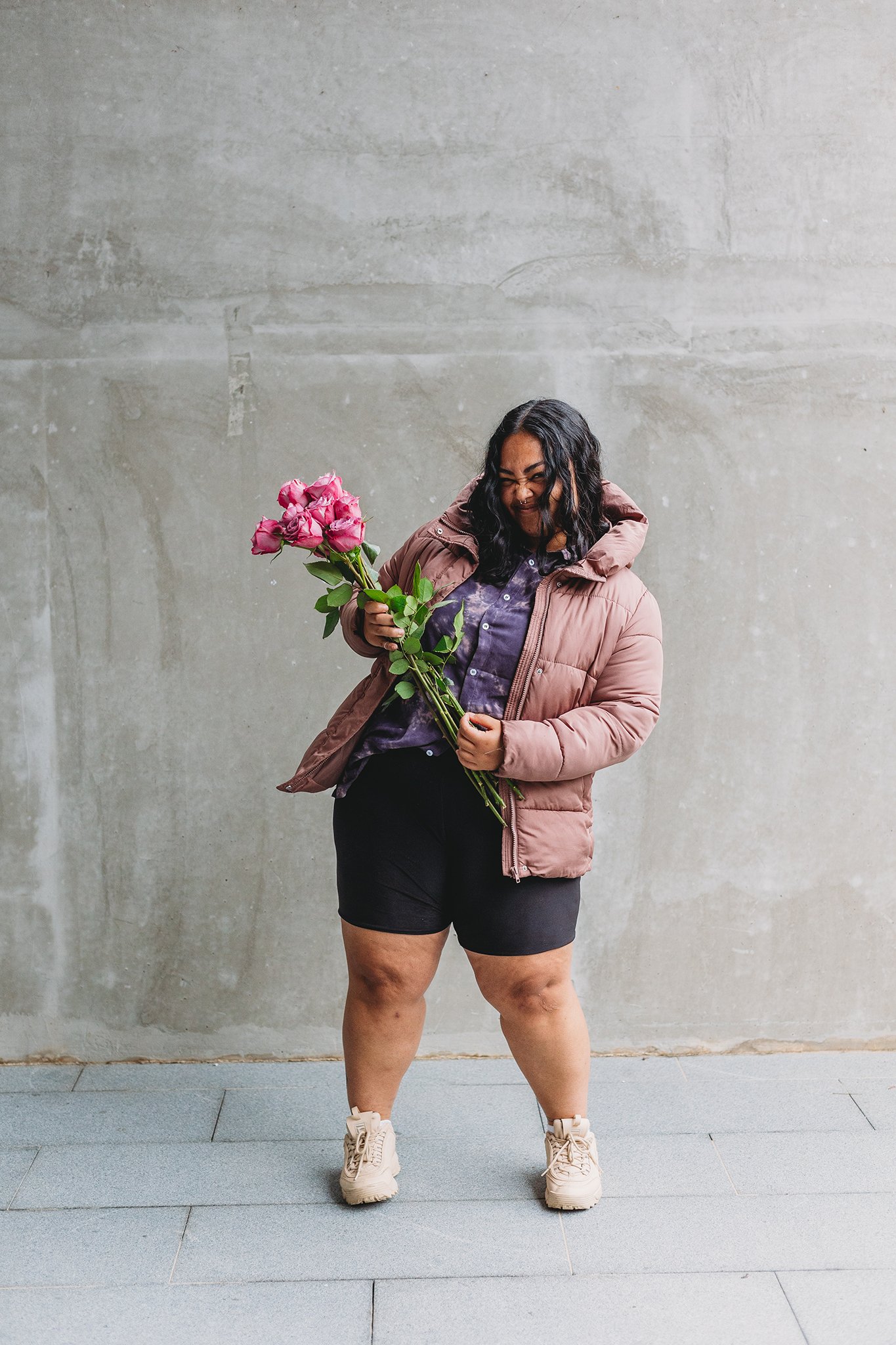 Canberra Branding Photographer - woman with flowers