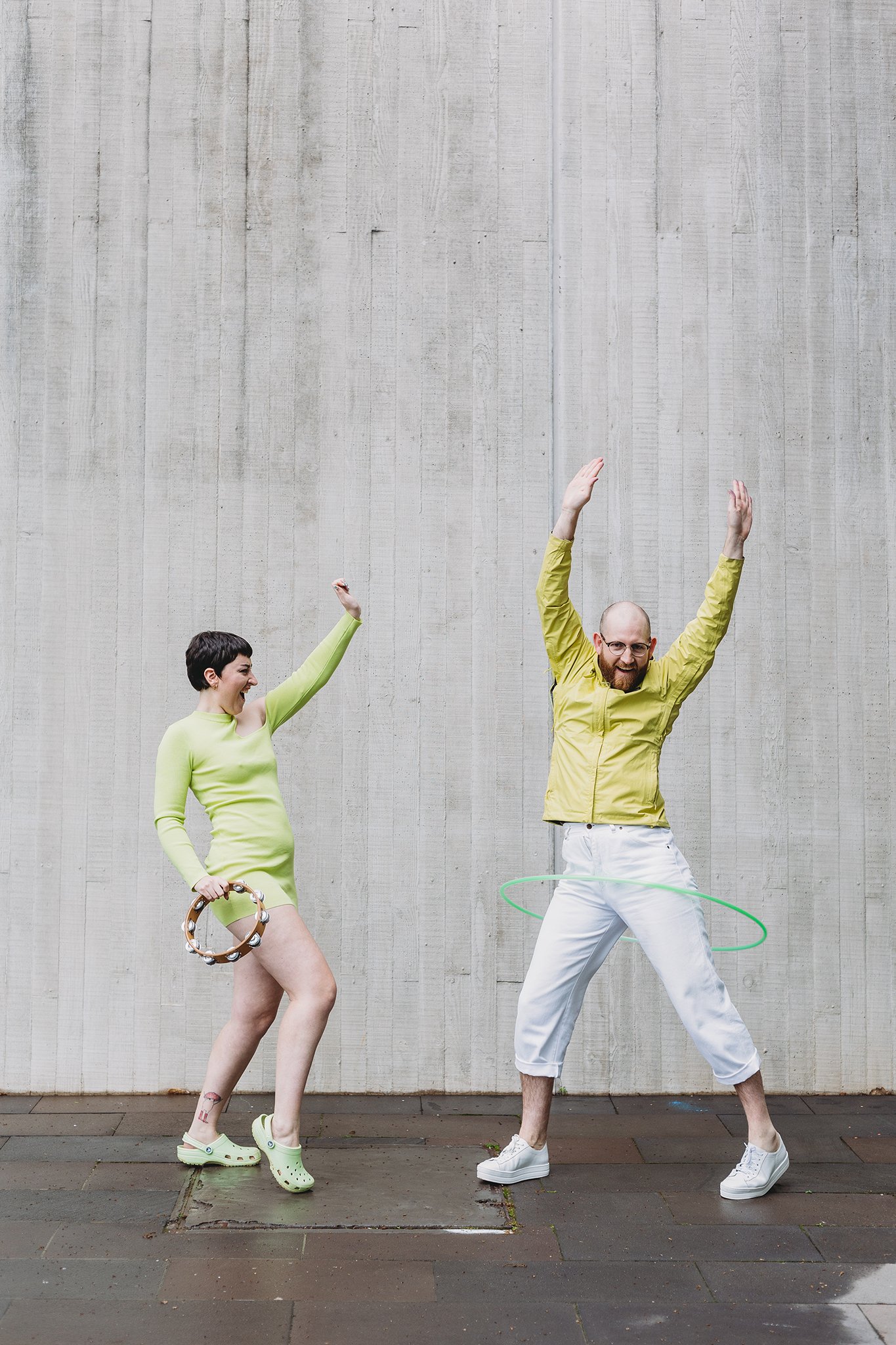 Canberra Branding Photographer - quirky couple dances