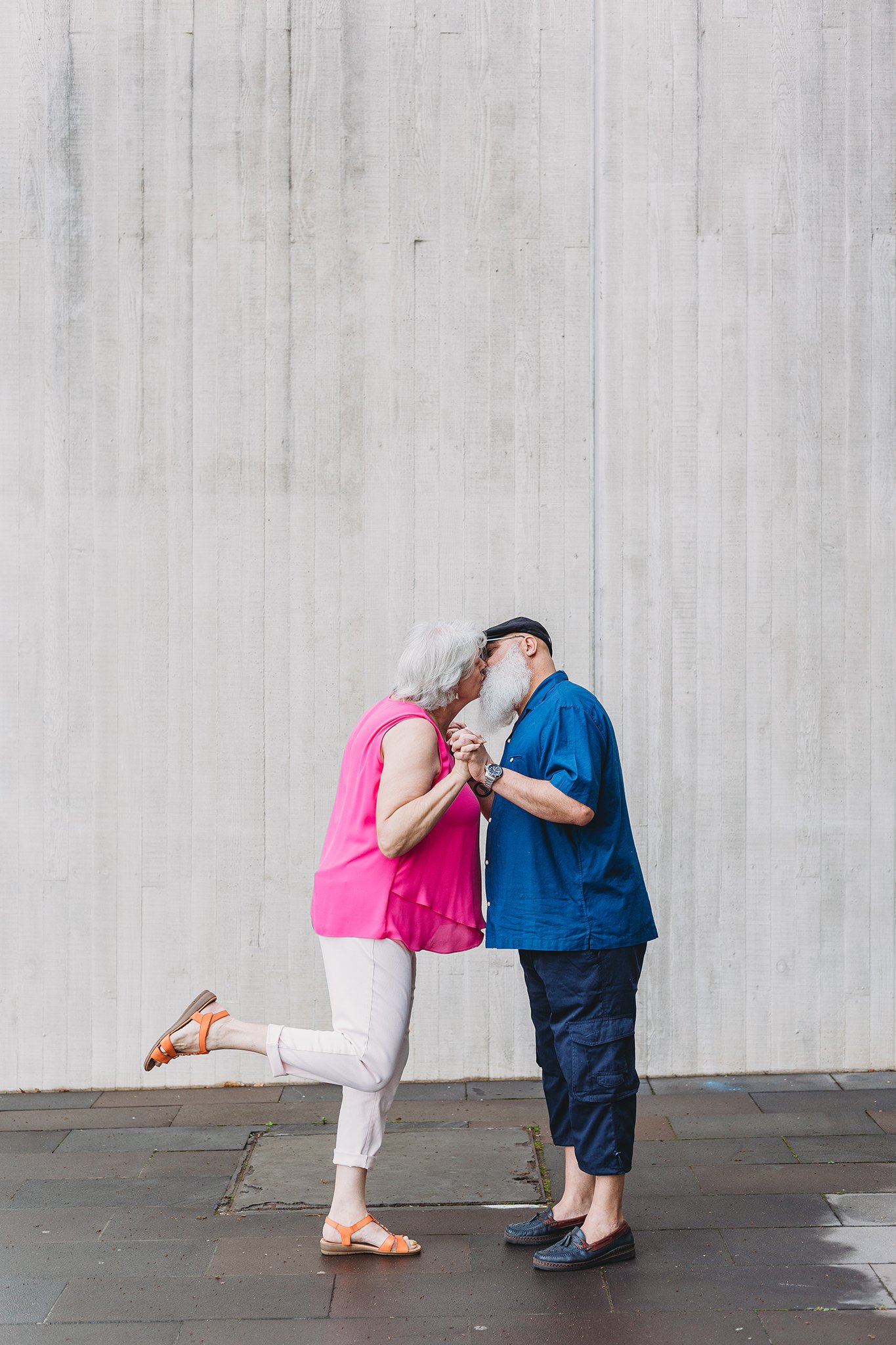 Canberra Branding Photographer - older couple kisses