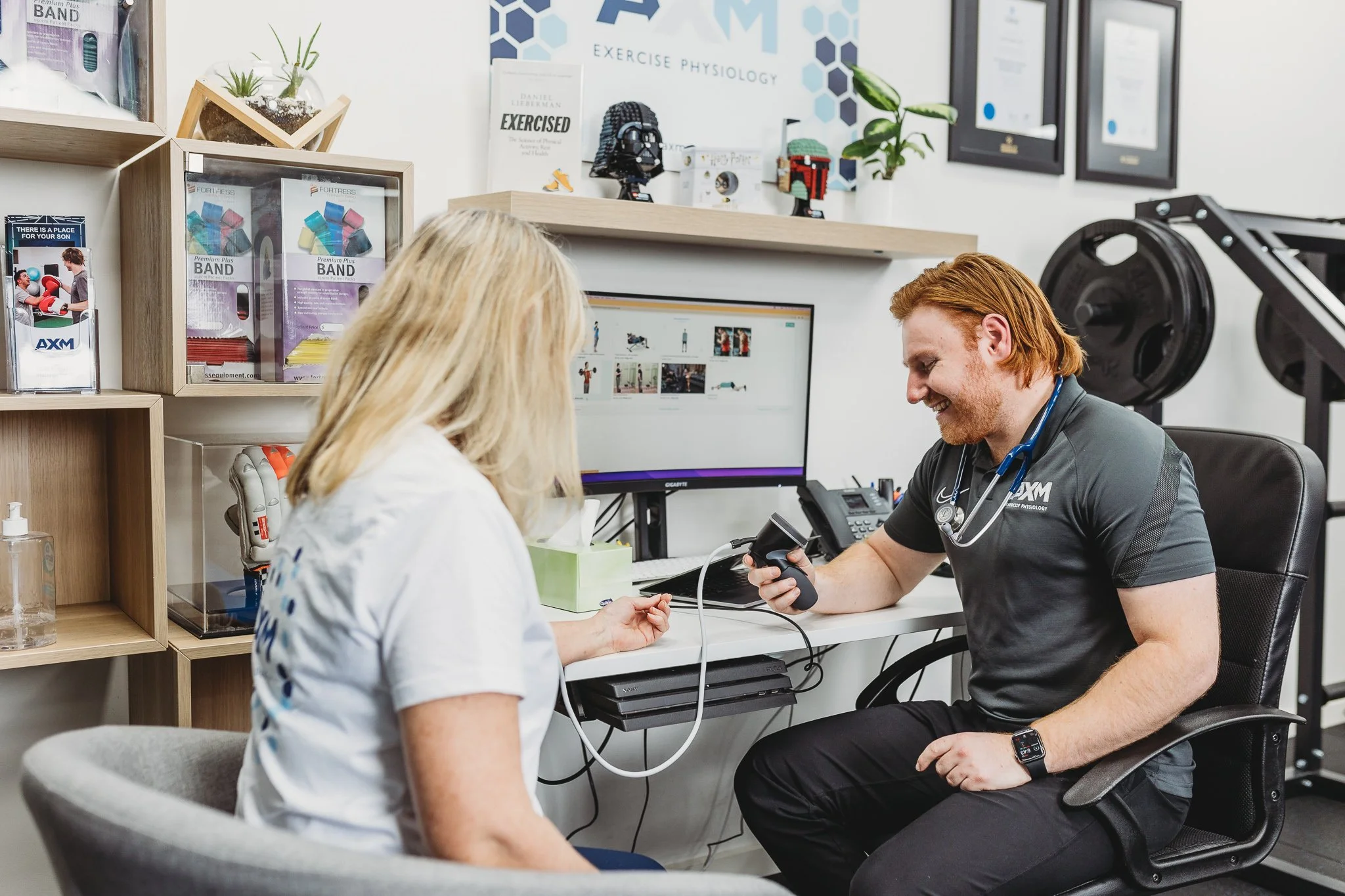 Canberra Branding Photography - man checks blood pressure